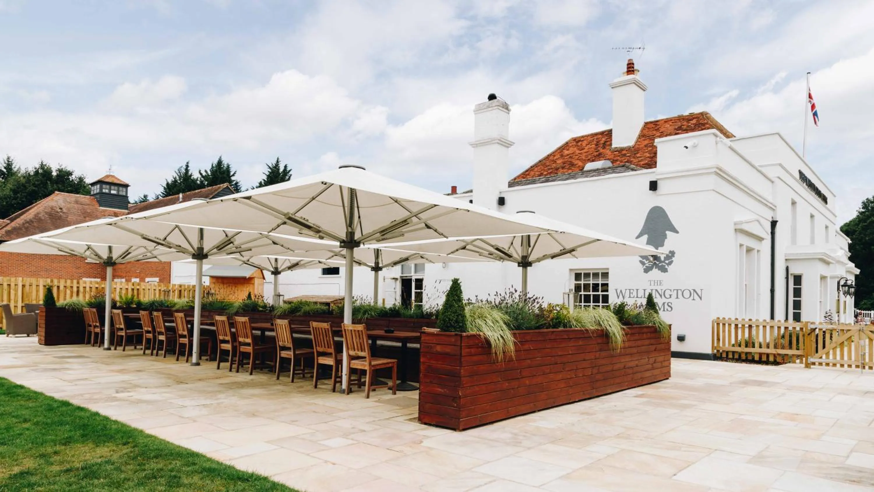Garden in The Wellington Arms - Basingstoke-Reading