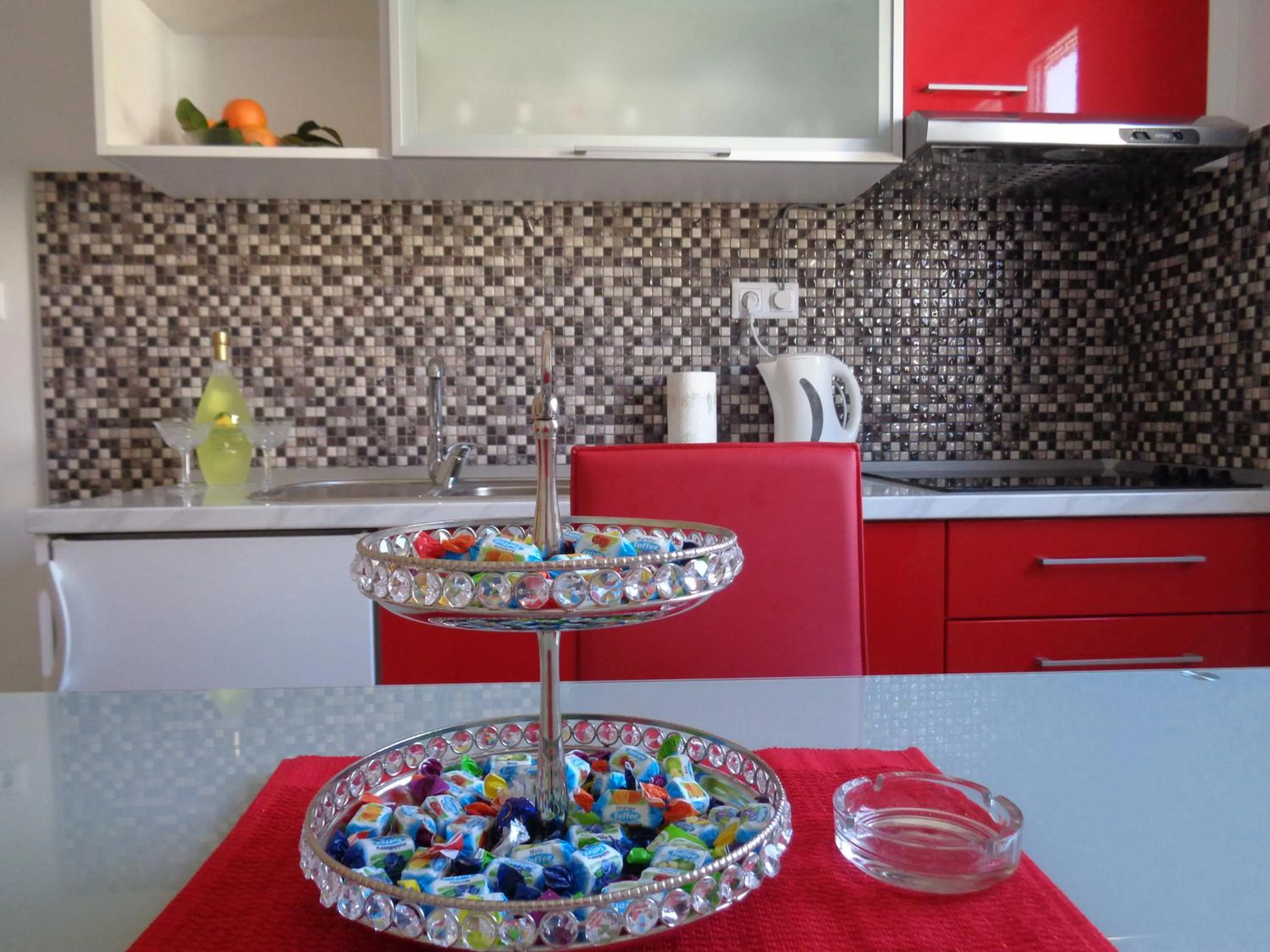 Kitchen or kitchenette in Villa Zorana hostel