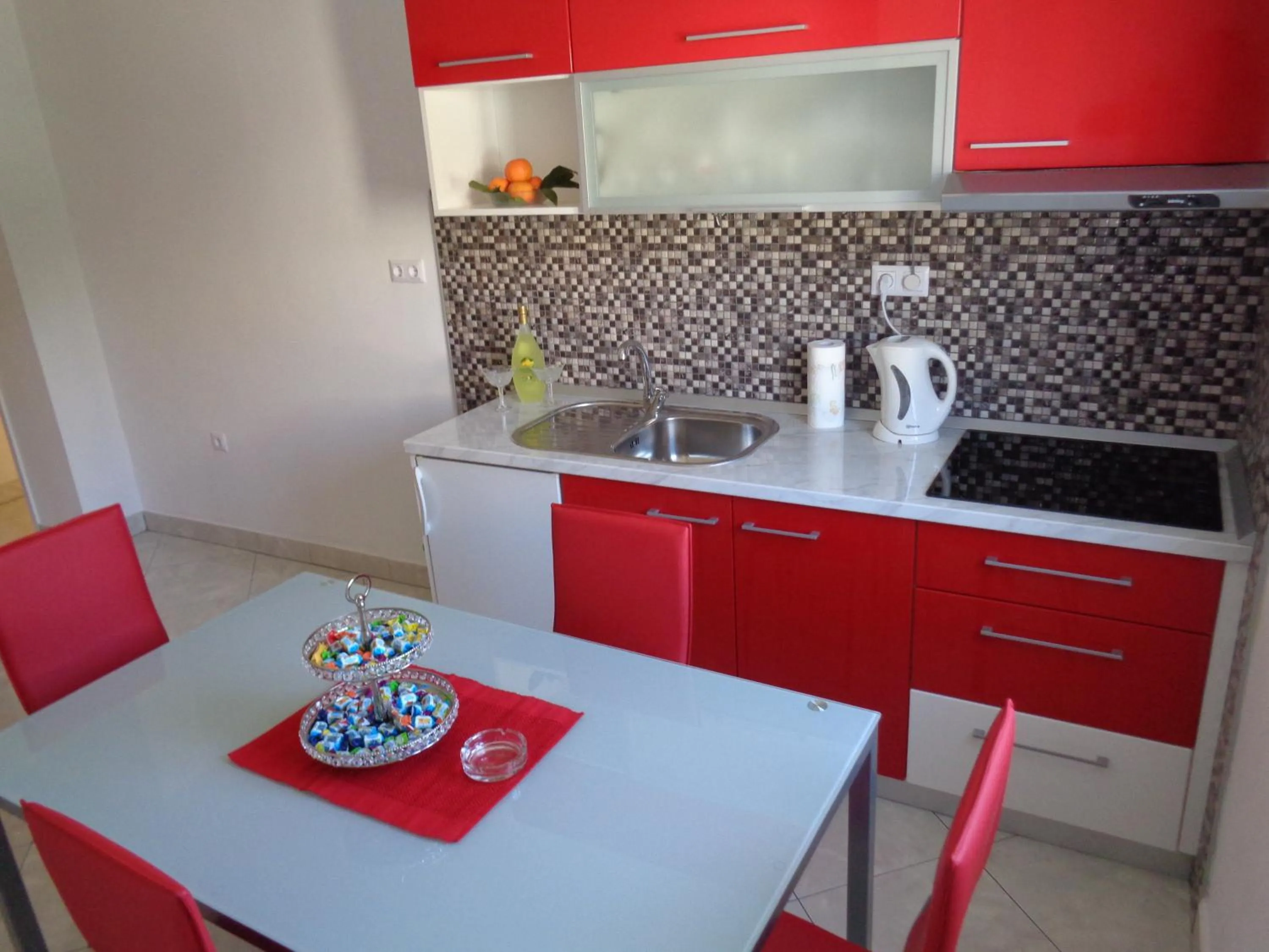 Kitchen or kitchenette in Villa Zorana hostel