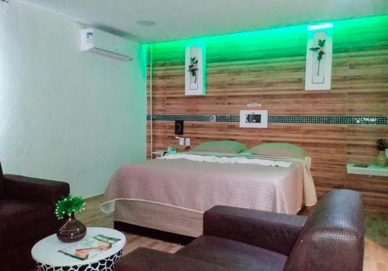 Bed in Hotel Cajuína City