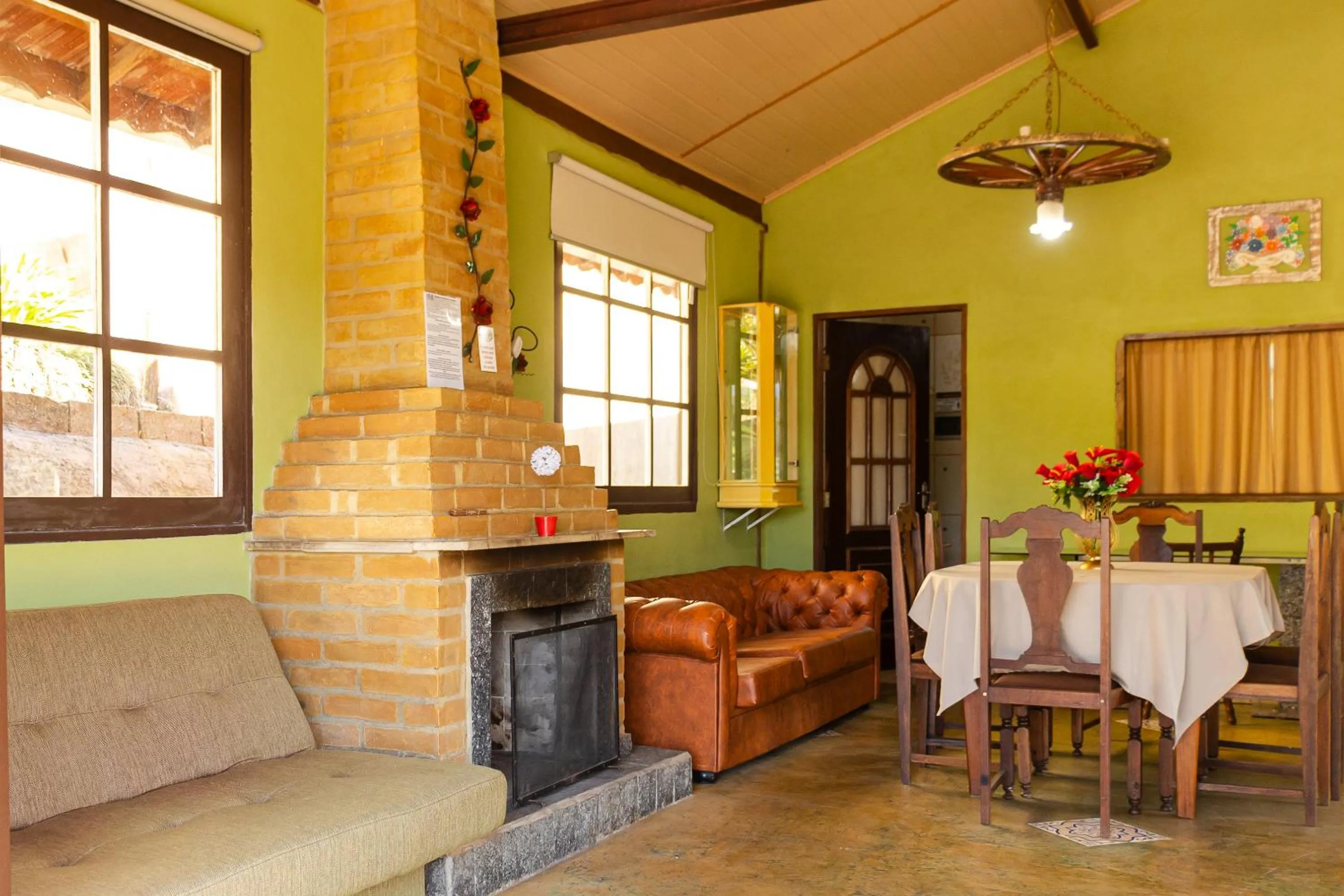 Living room in Pousada Chalés São Francisco