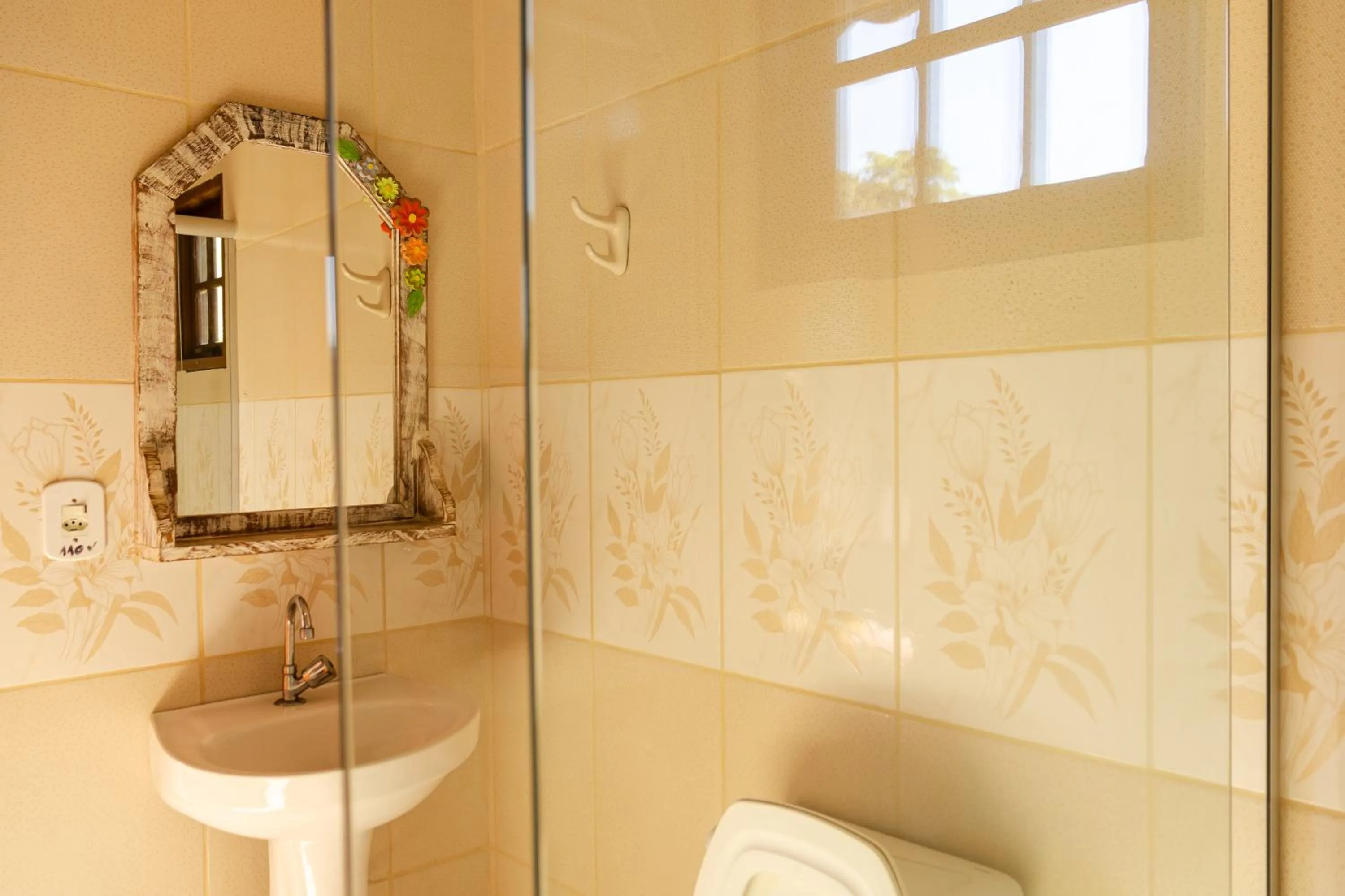 Bathroom in Pousada Chalés São Francisco