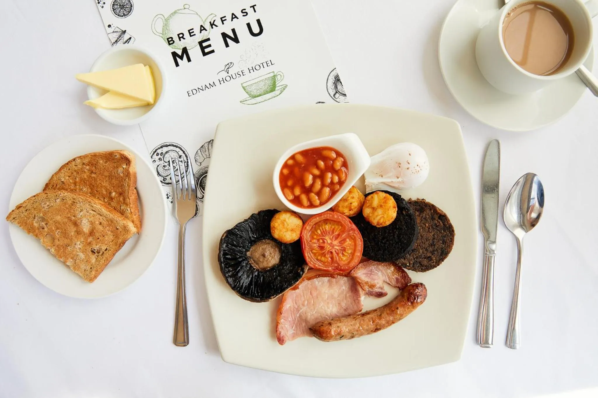 Breakfast in Ednam House Hotel