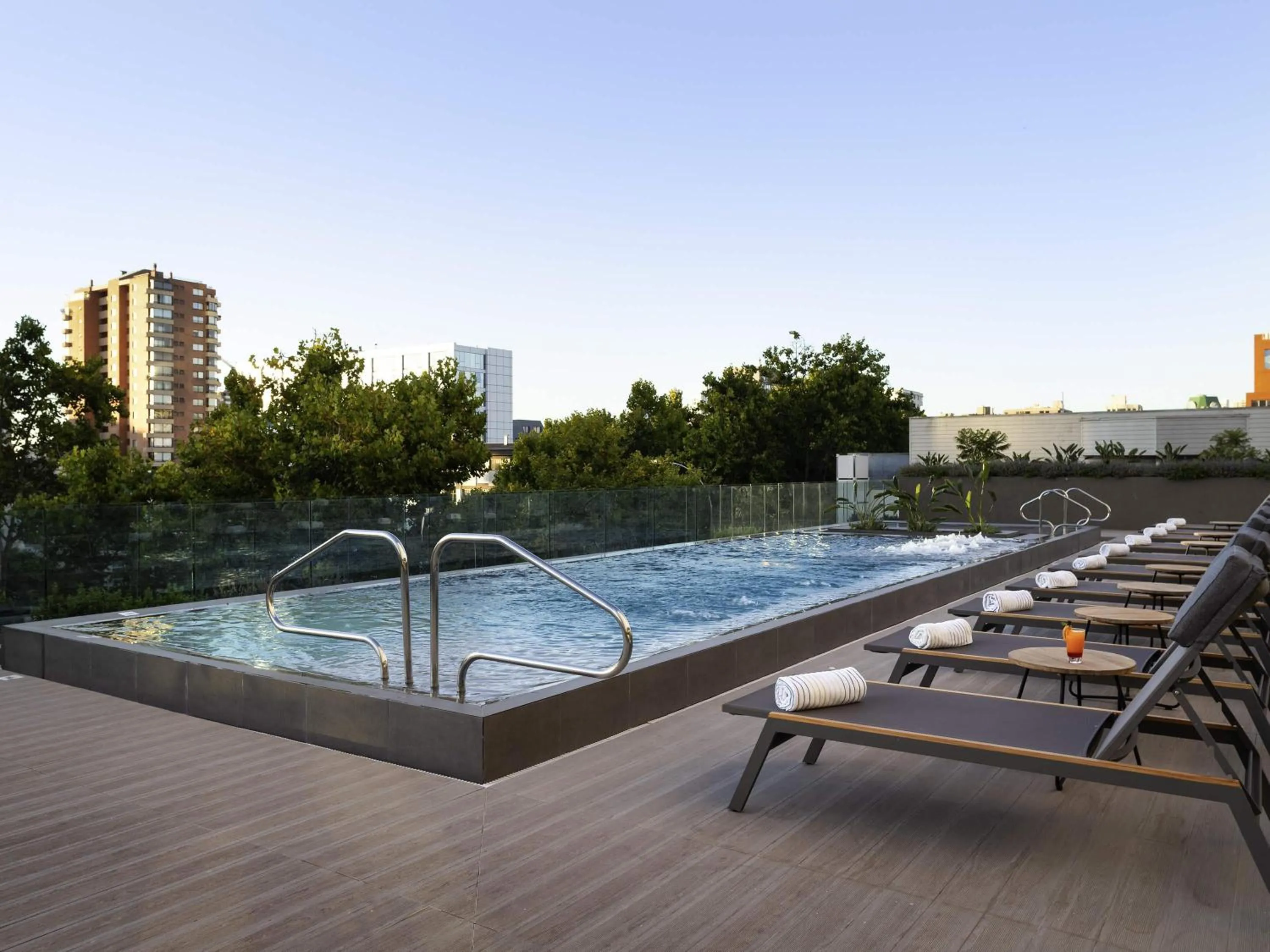 Pool view in Novotel Vina del Mar