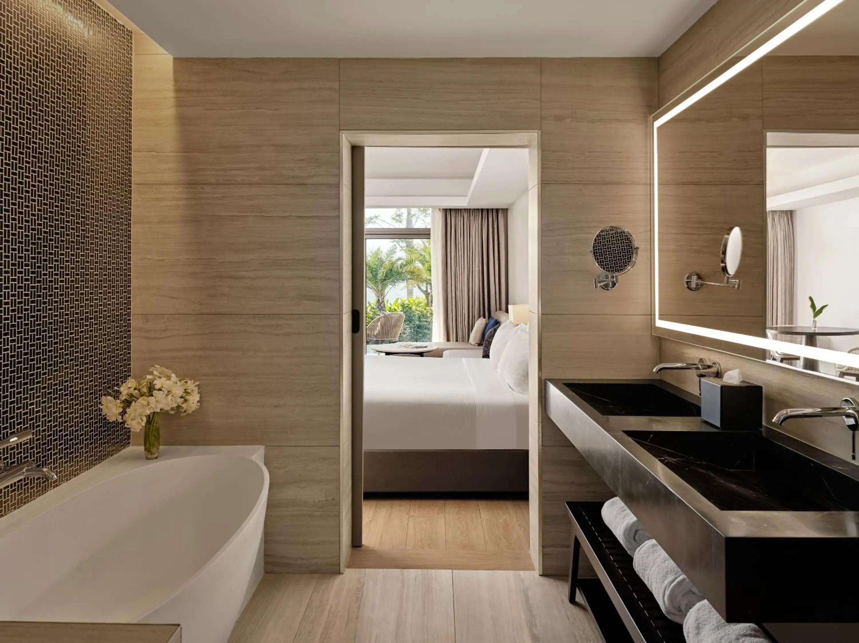 Bathroom, Bed in Crowne Plaza Fiji Nadi Bay Resort & Spa by IHG Bathroom, Bed in Crowne Plaza Fiji Nadi Bay Resort & Spa by IHG