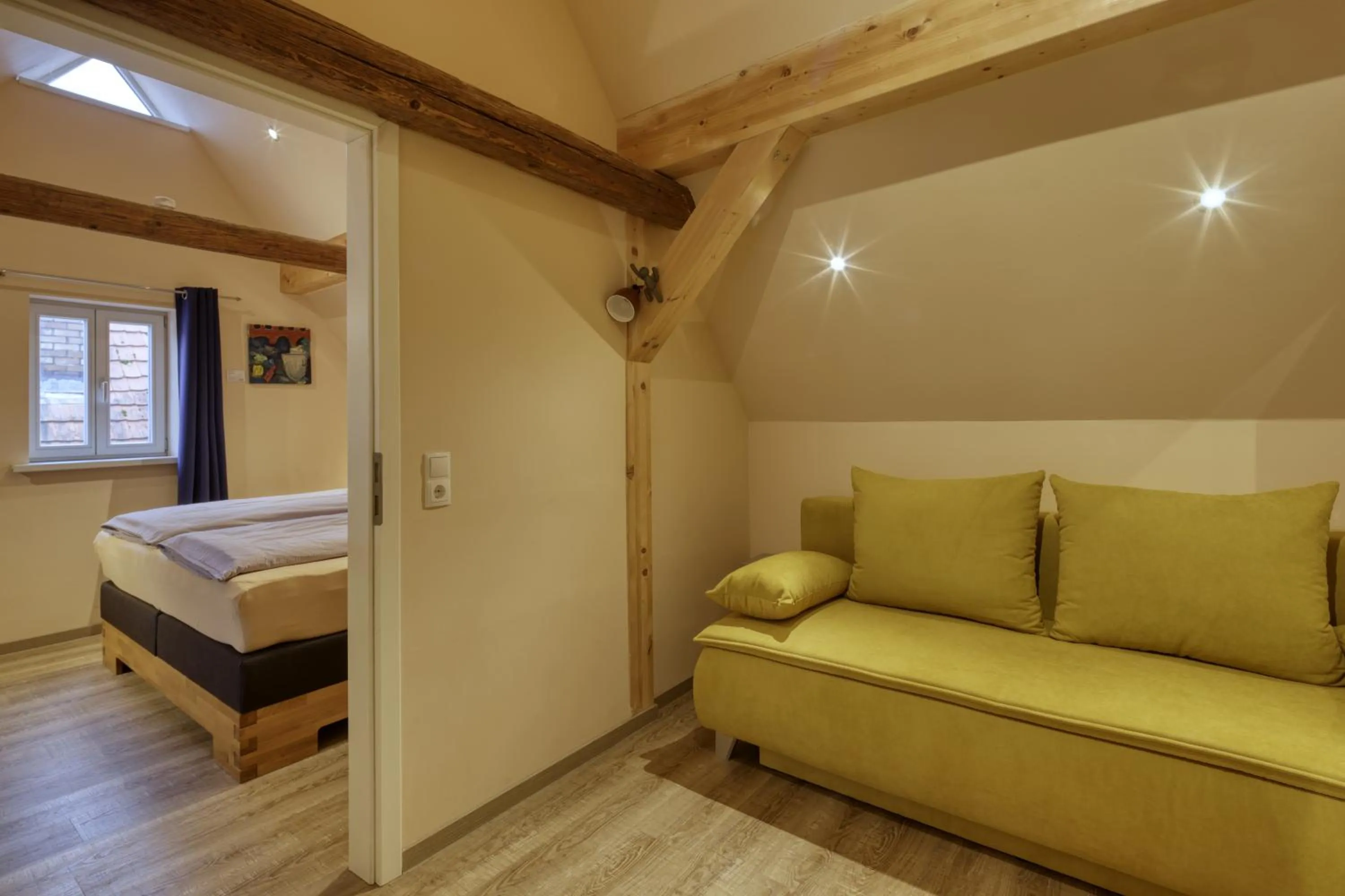 Bedroom, Bed in AD1716 apARTments Marktheidenfeld