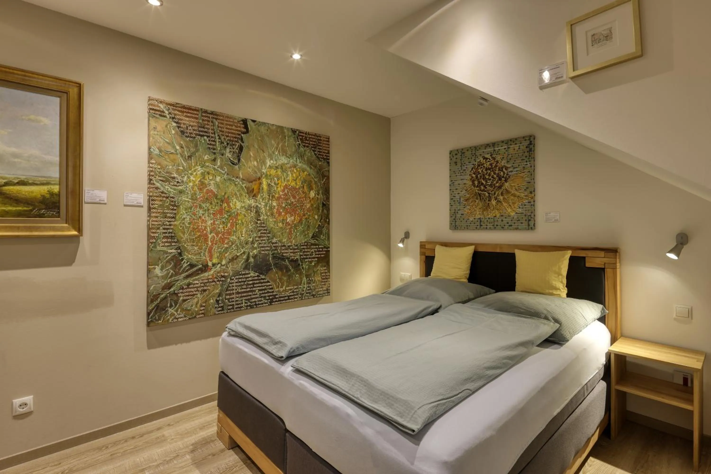 Bedroom, Bed in AD1716 apARTments Marktheidenfeld