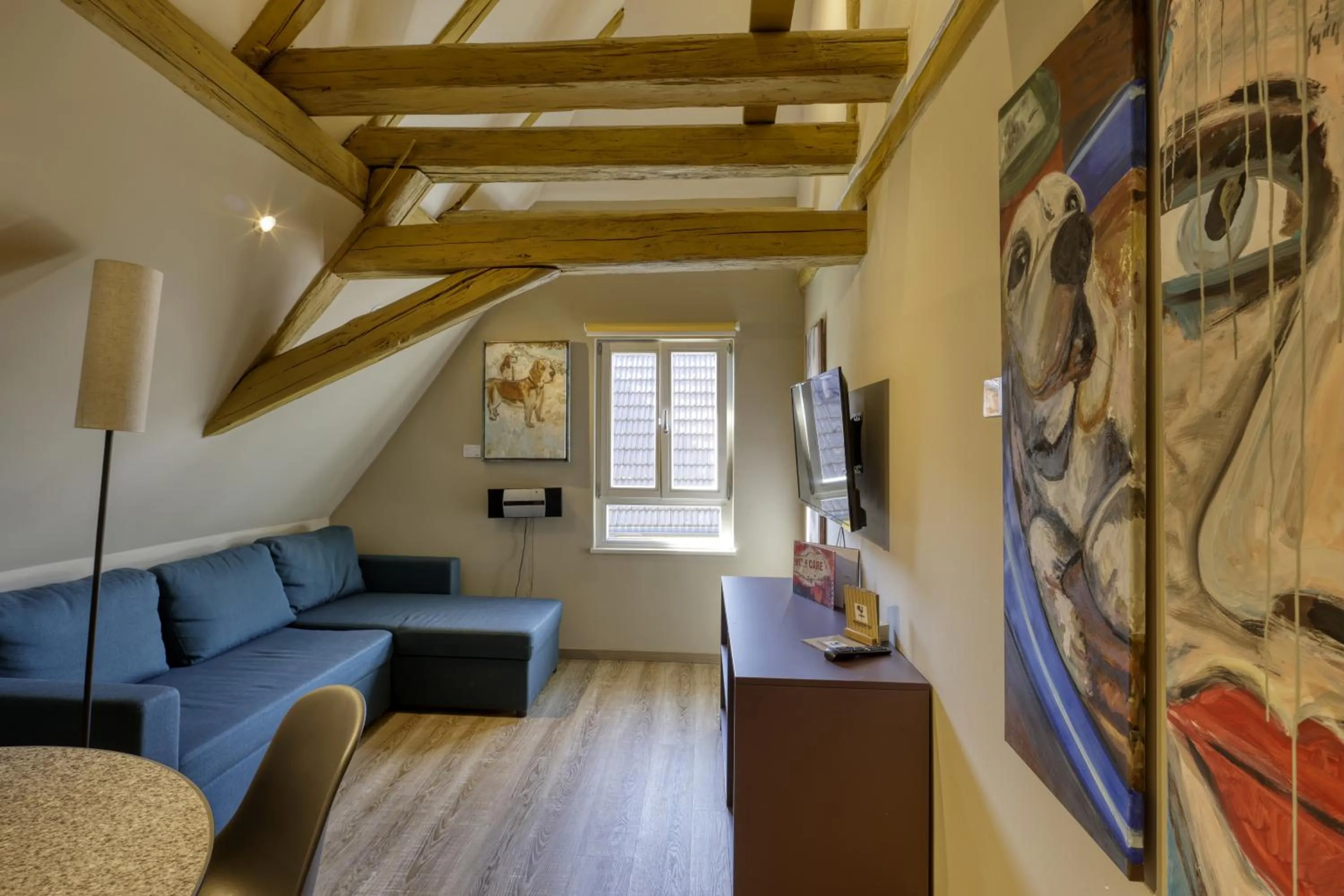 Living room in AD1716 apARTments Marktheidenfeld