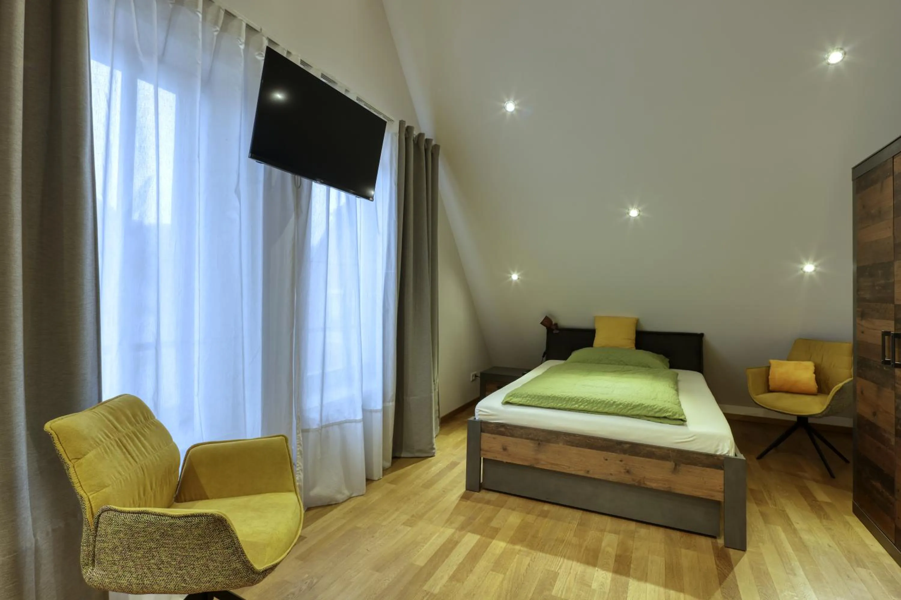 Bedroom, Bed in AD1716 apARTments Marktheidenfeld