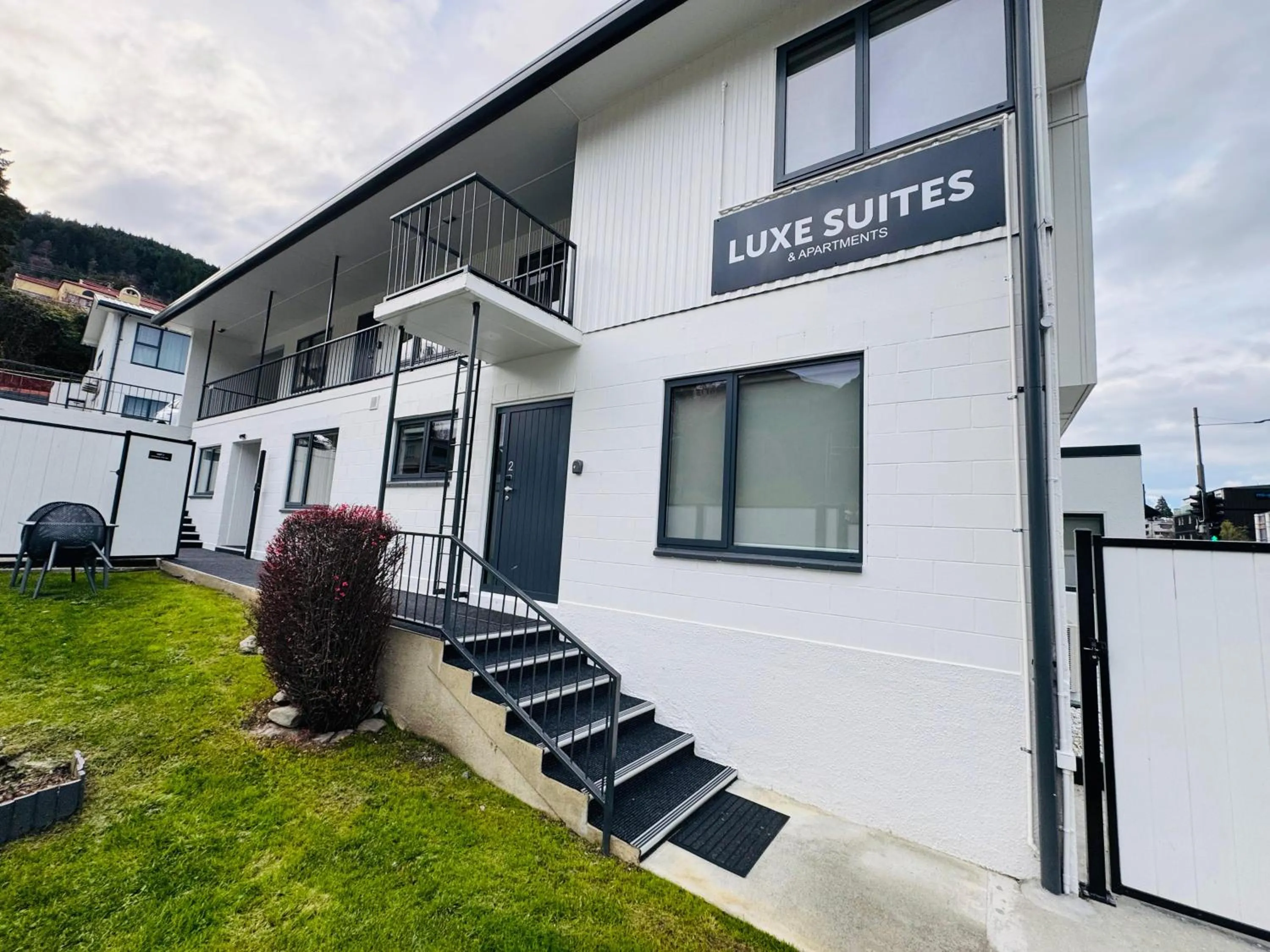 Garden view in Luxe Suites & Apartments