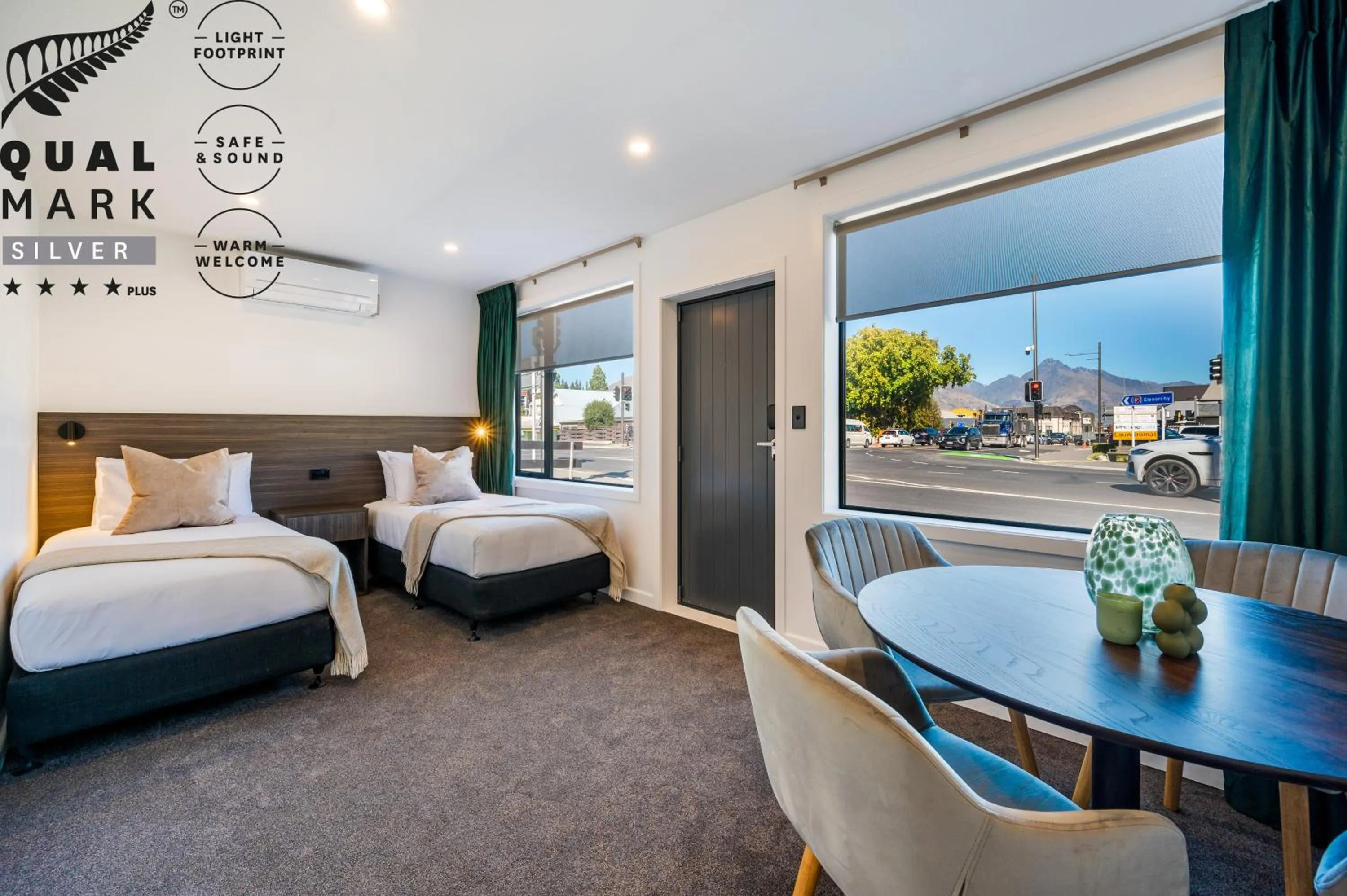 Bed in Luxe Suites & Apartments