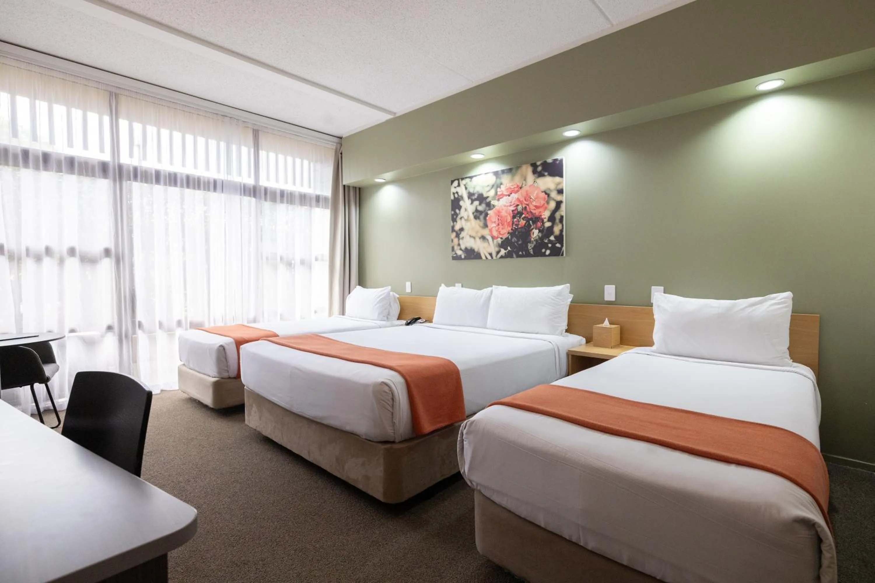 Bed in Auckland Rose Park Hotel