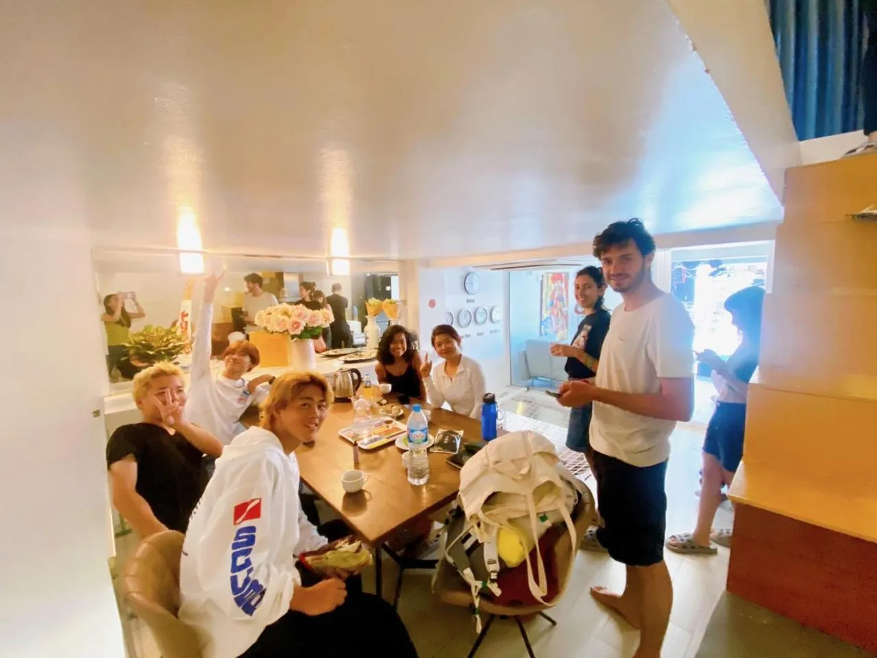 Guests in Hanoi Banana Hostel