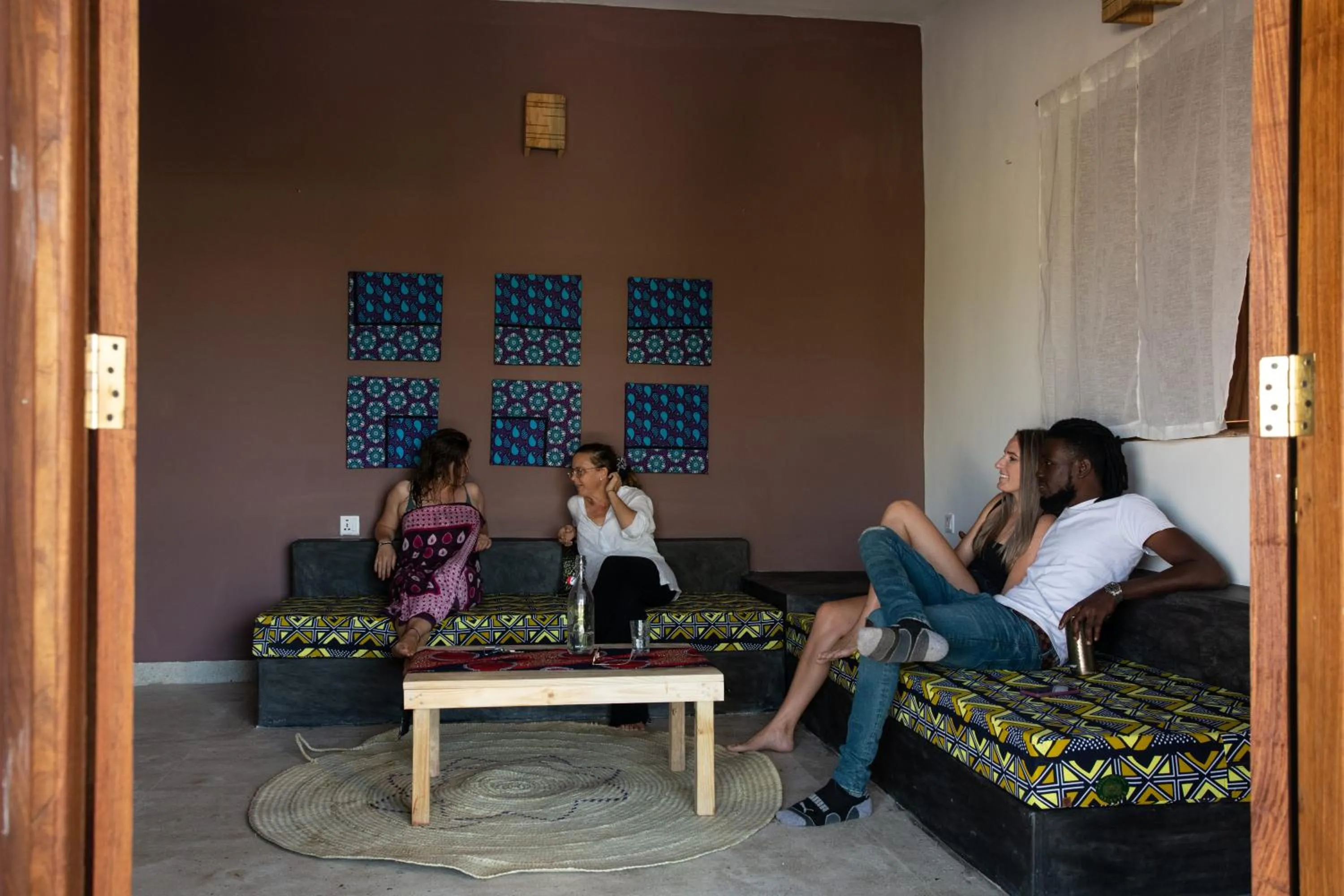 Seating area in Nyumbani Residence Suites