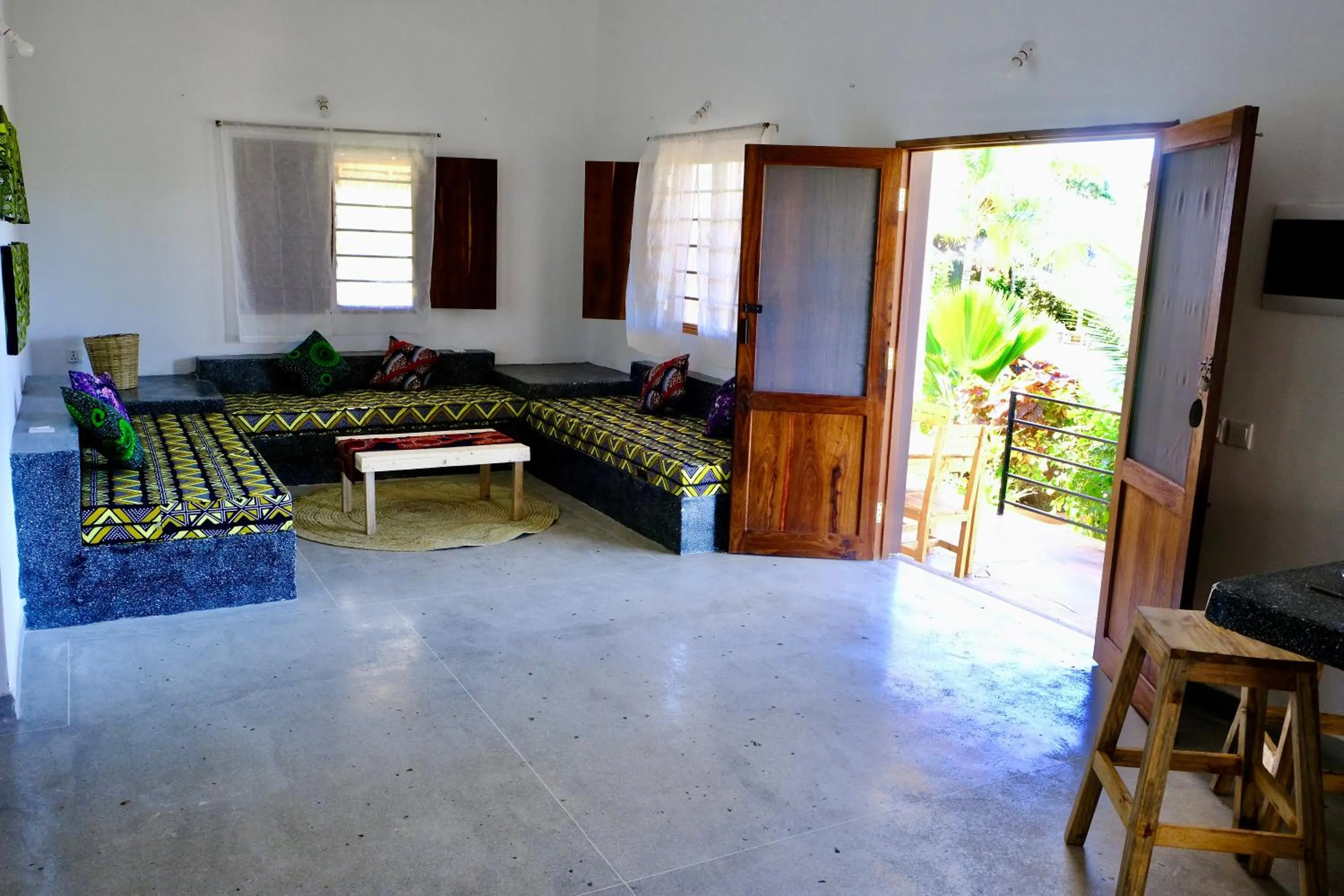 Living room in Nyumbani Residence Suites