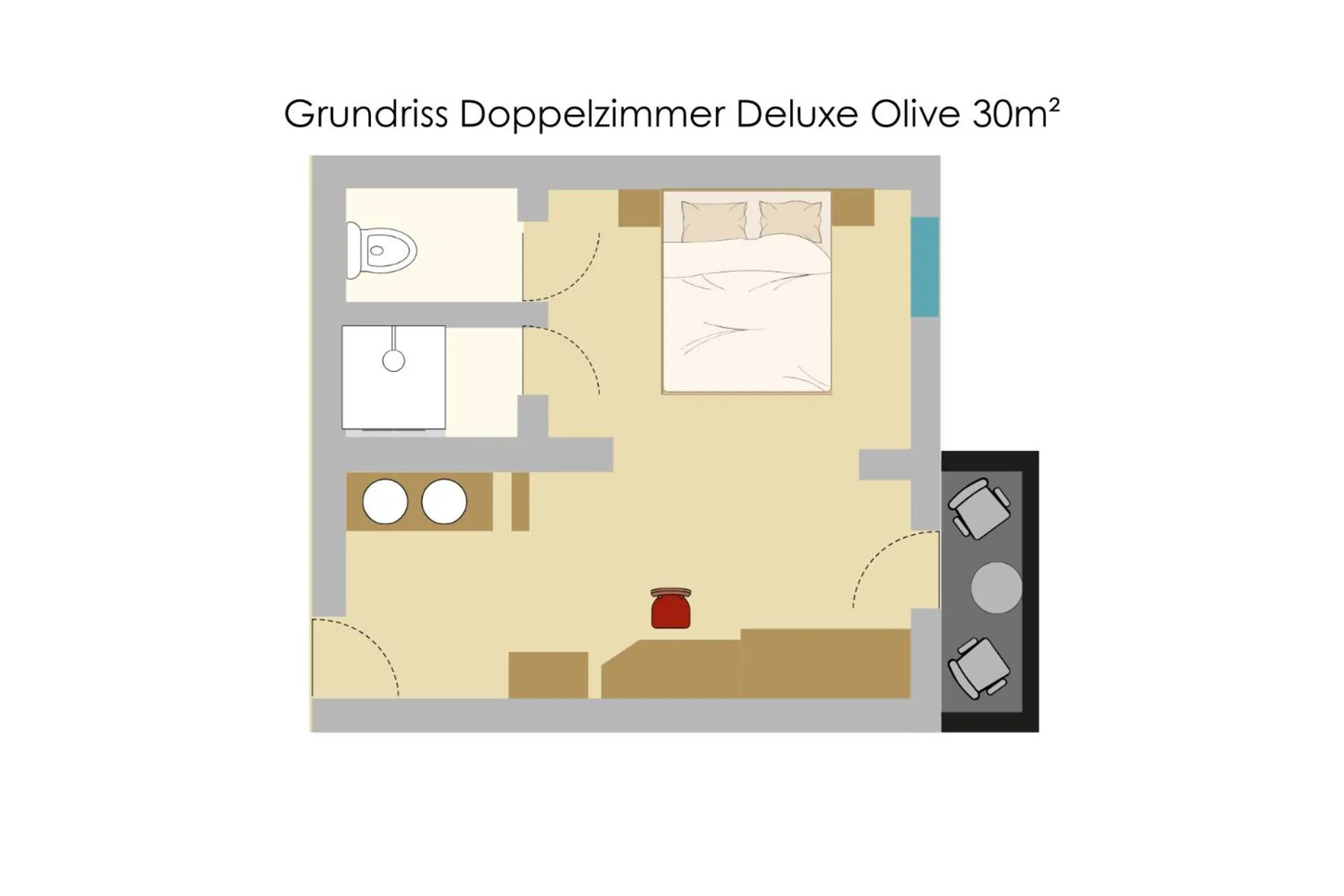Floor plan in Hotel Kärnten