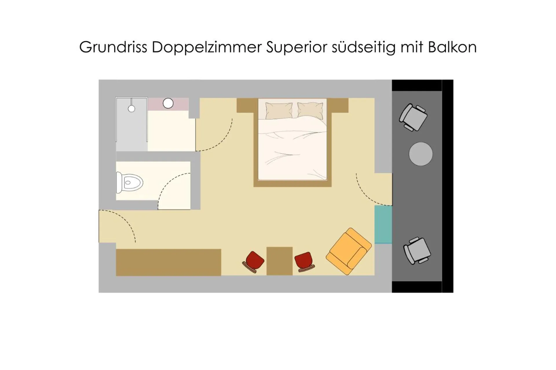 Floor plan in Hotel Kärnten