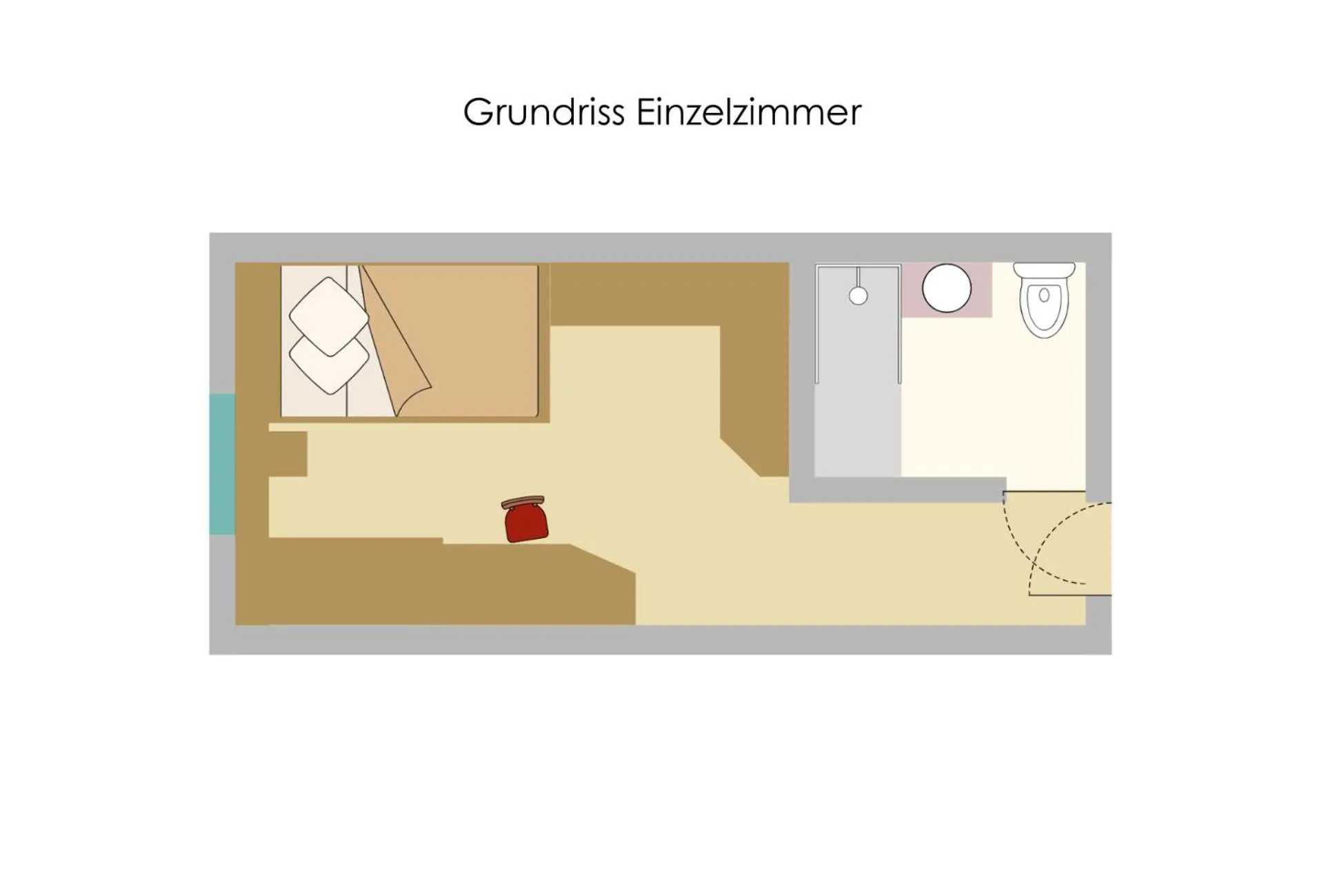 Floor plan in Hotel Kärnten