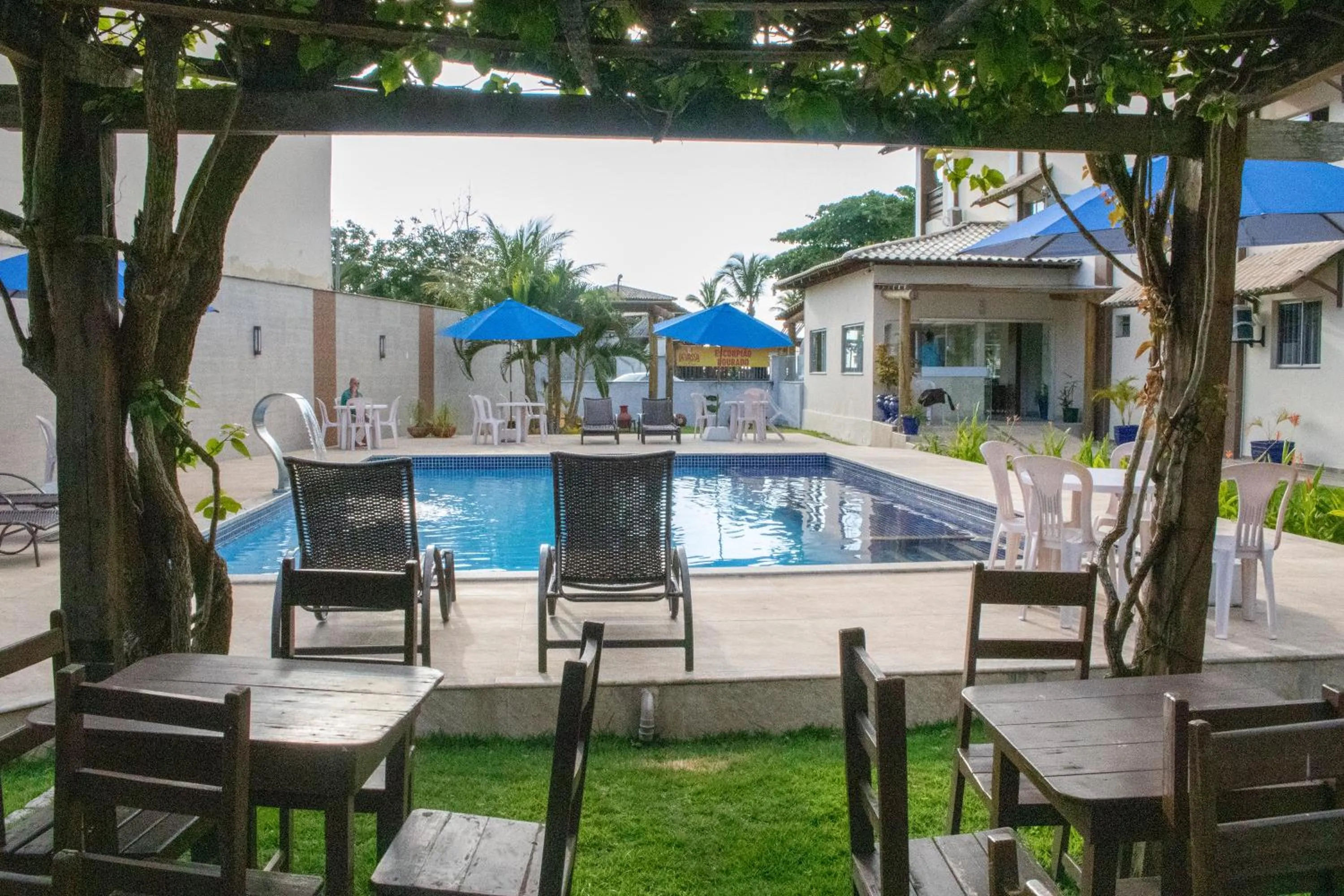 Pool view in Hotel Amendoeiras