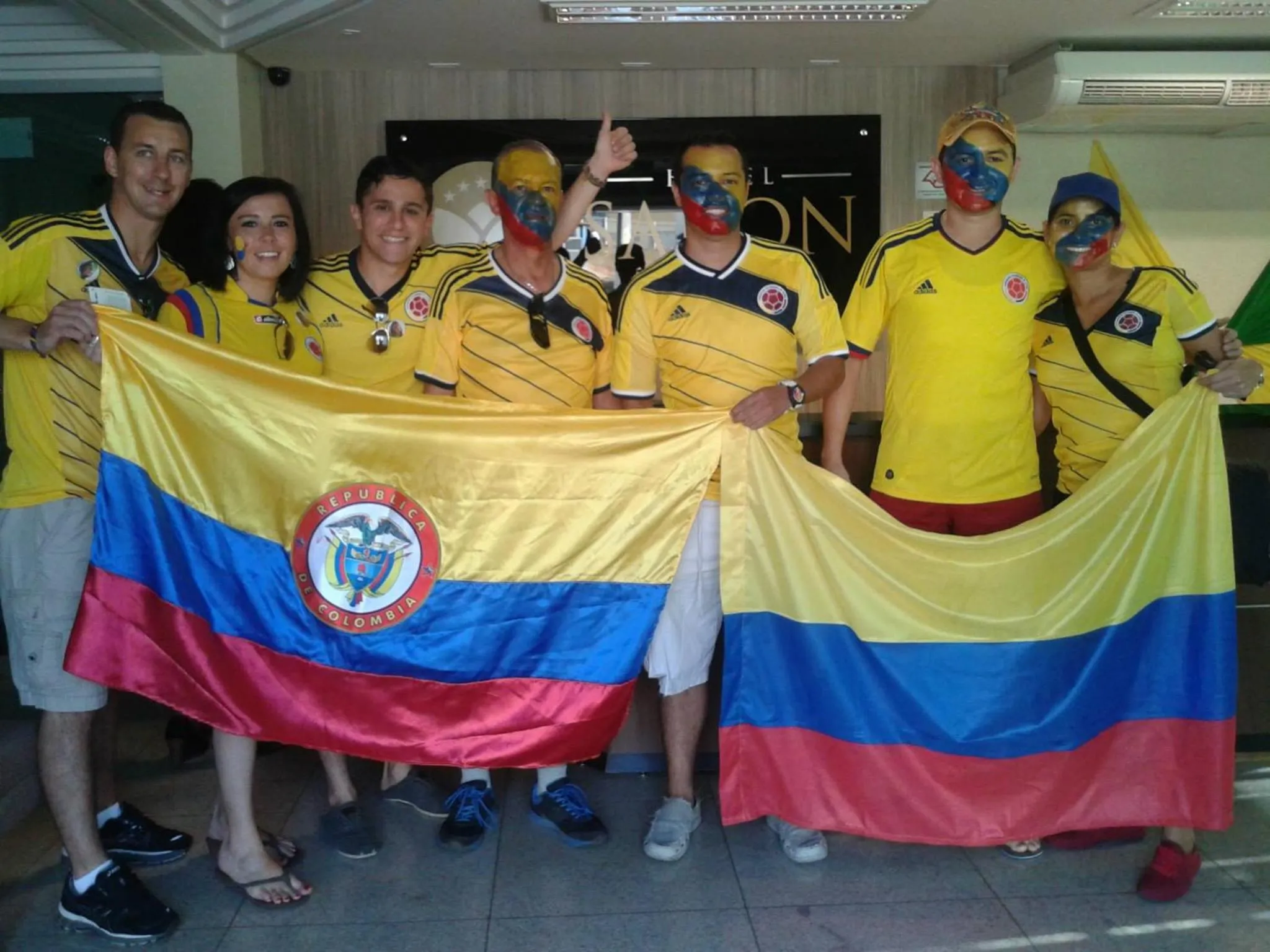 group of guests in Hotel Saron