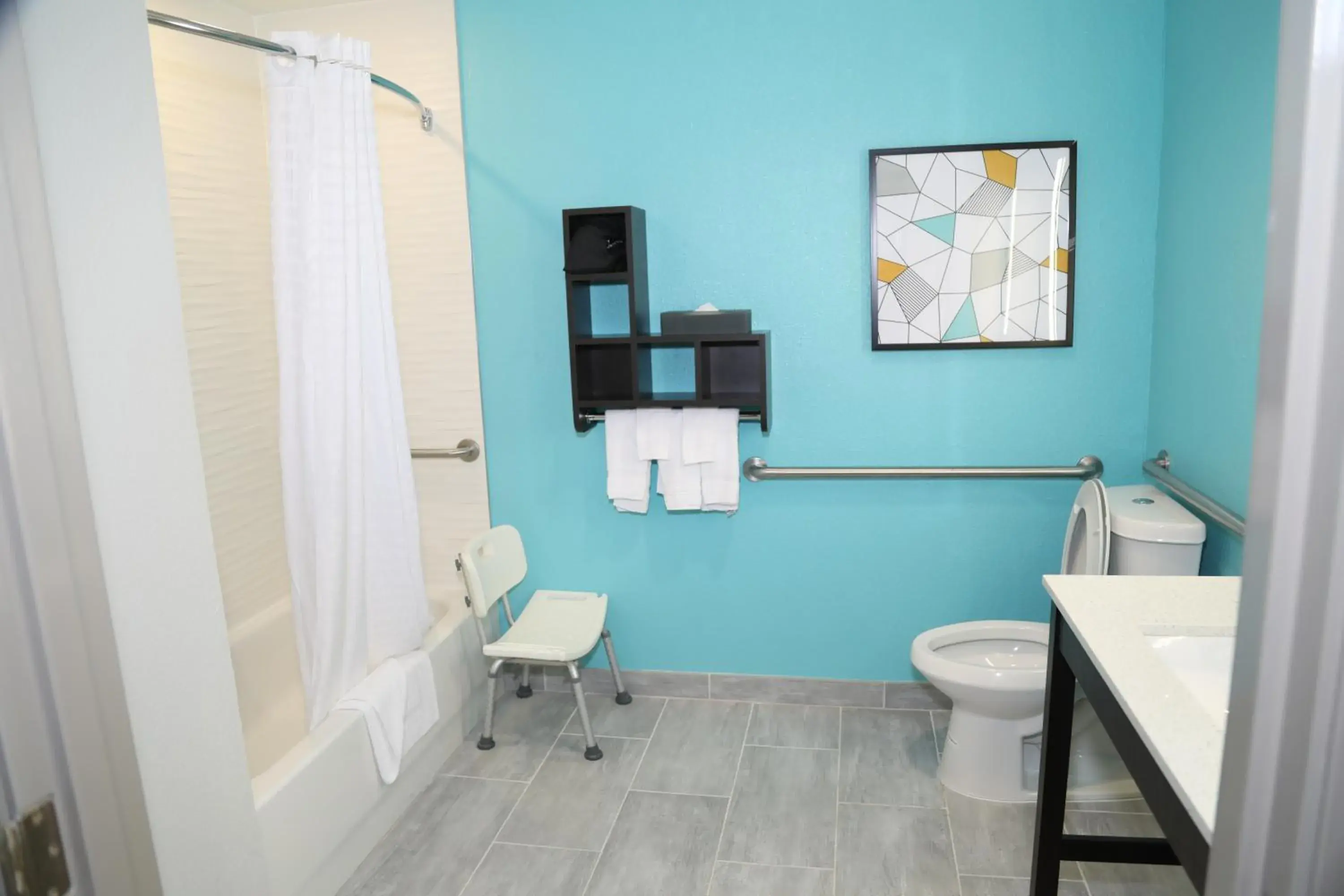 Deluxe King Room - Mobility Access/Non-Smoking in La Quinta by Wyndham Montgomery Deluxe King Room - Mobility Access/Non-Smoking in La Quinta by Wyndham Montgomery