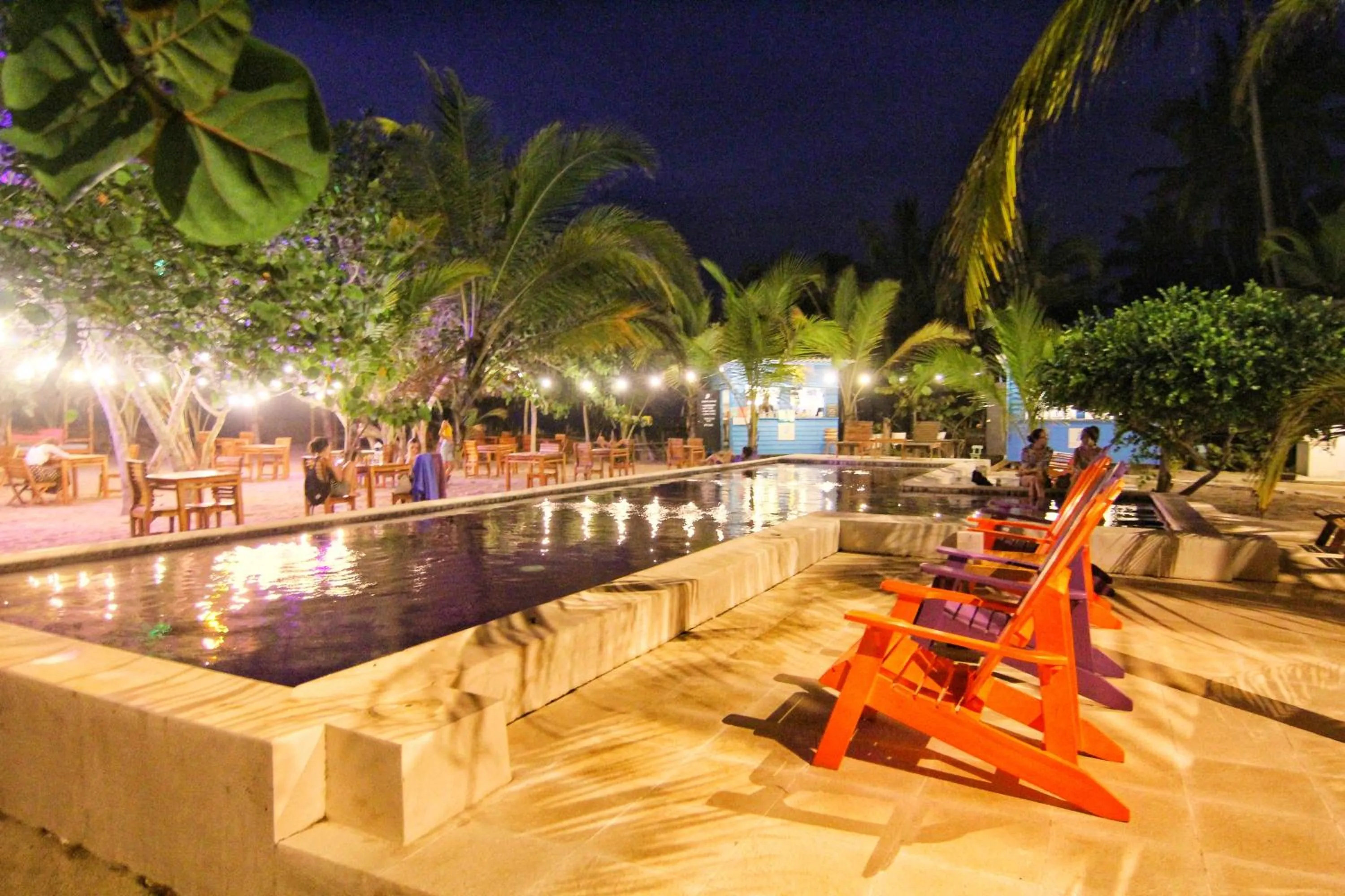 Night in Blue Mango Beach Hotel