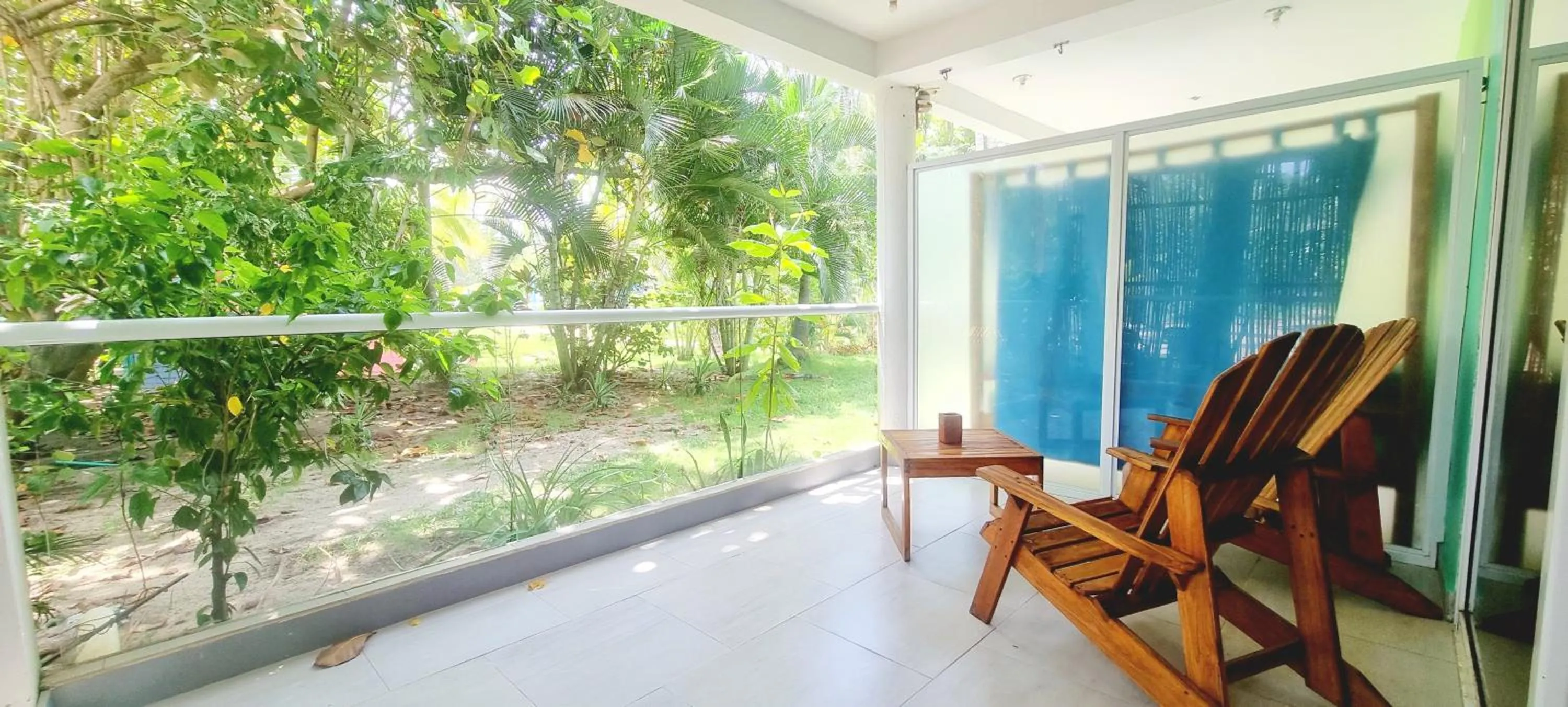 Seating area in Blue Mango Beach Hotel