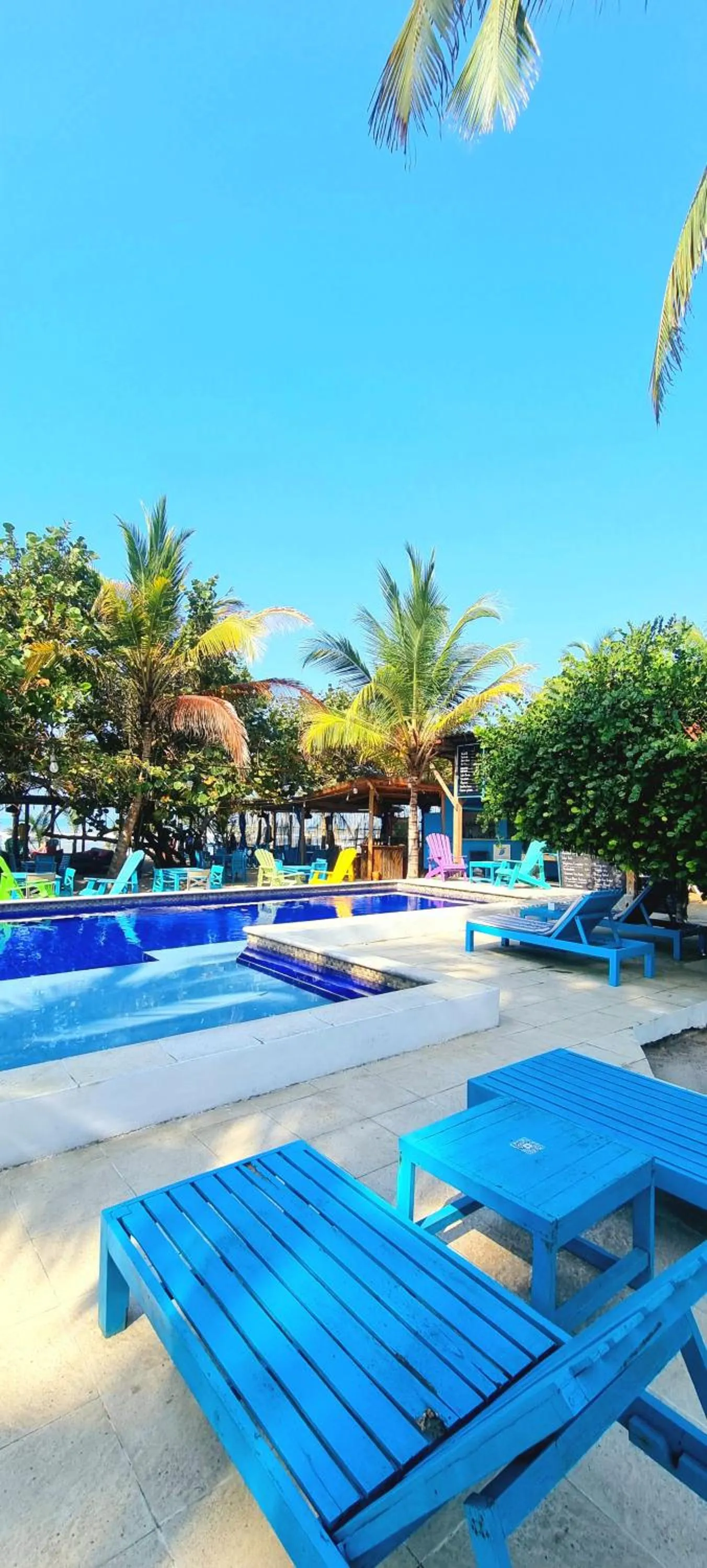 Swimming pool in Blue Mango Beach Hotel