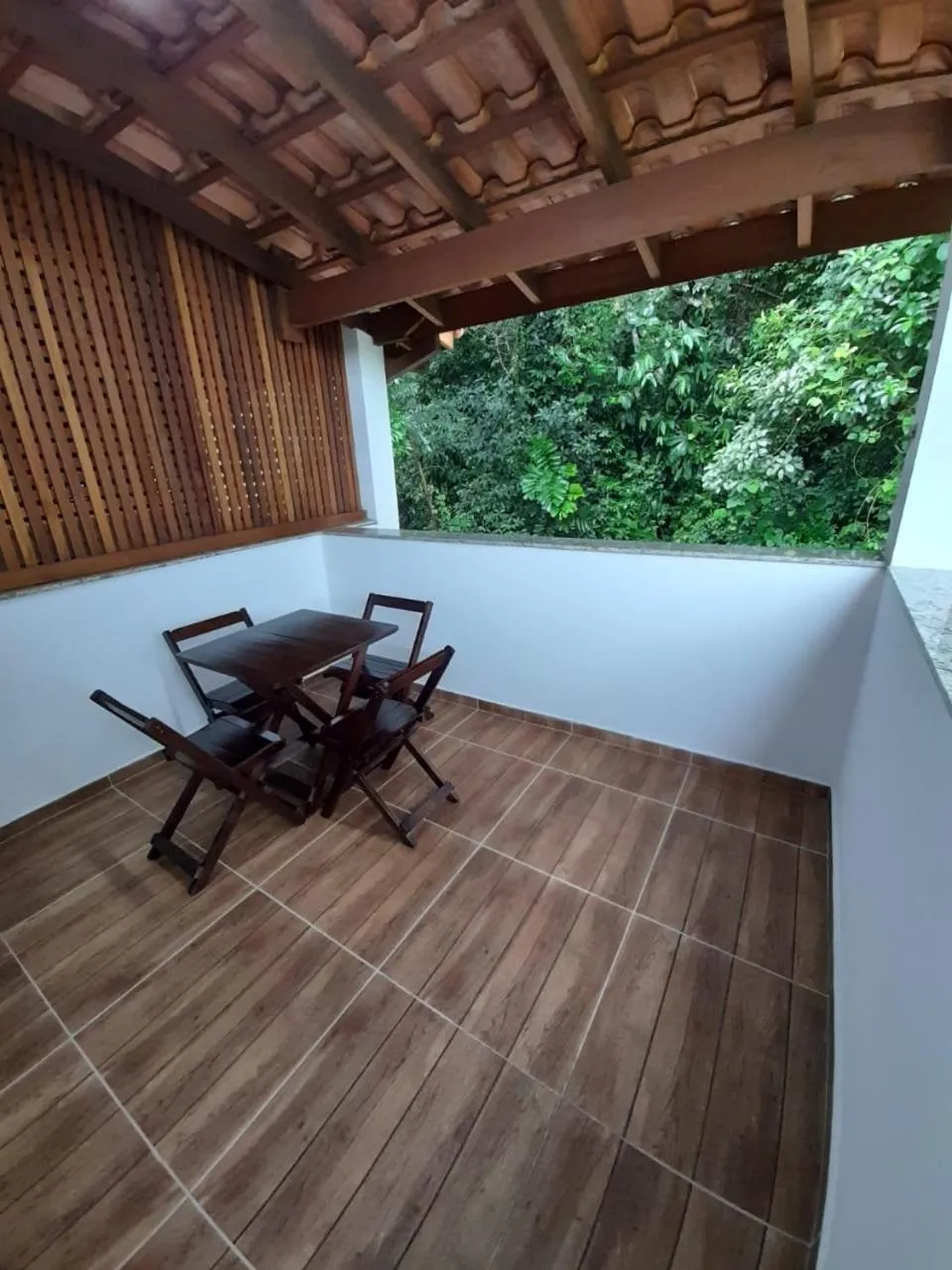 Balcony/Terrace in Pousada Recanto das Margaridas