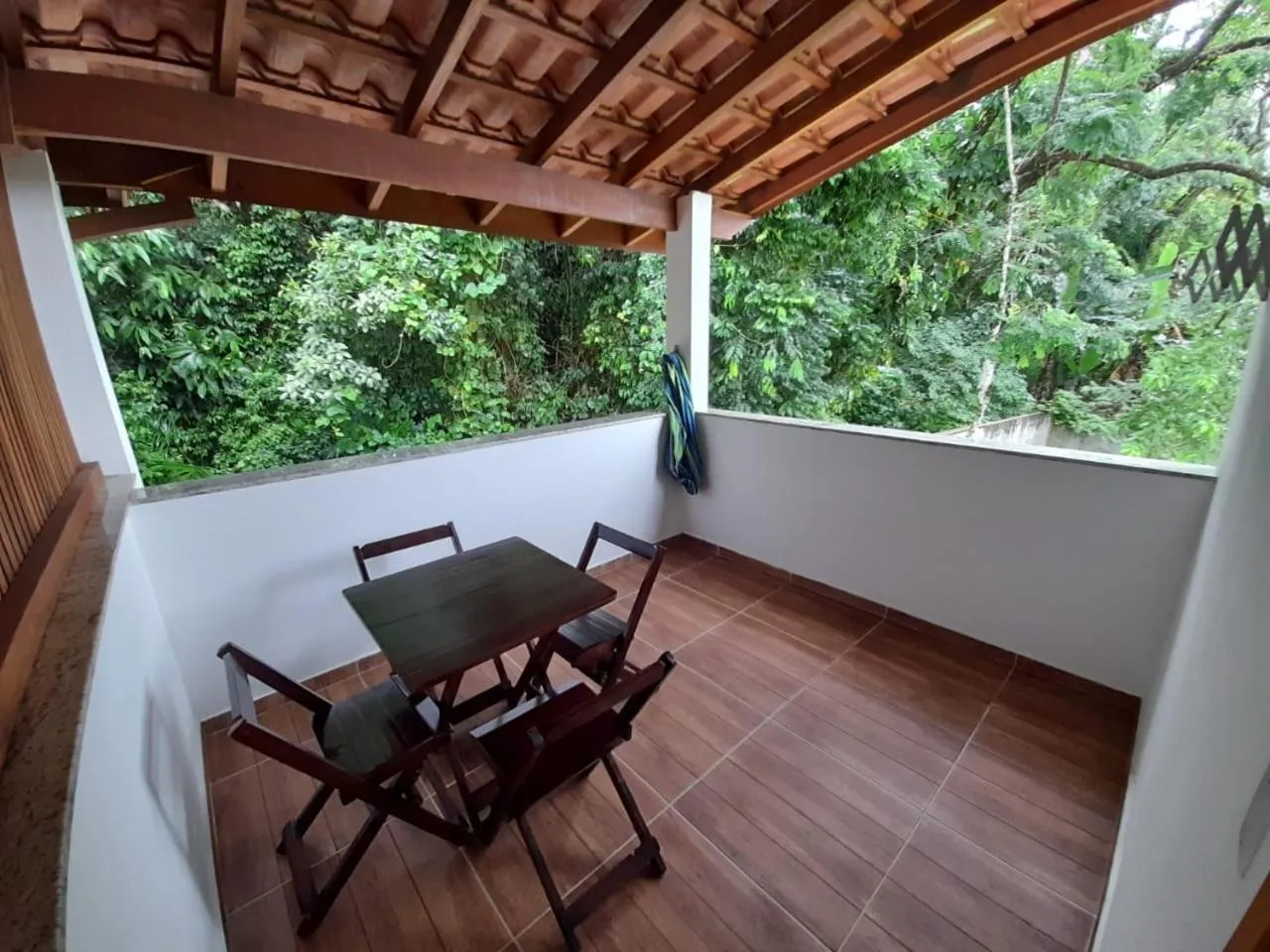 Balcony/Terrace in Pousada Recanto das Margaridas