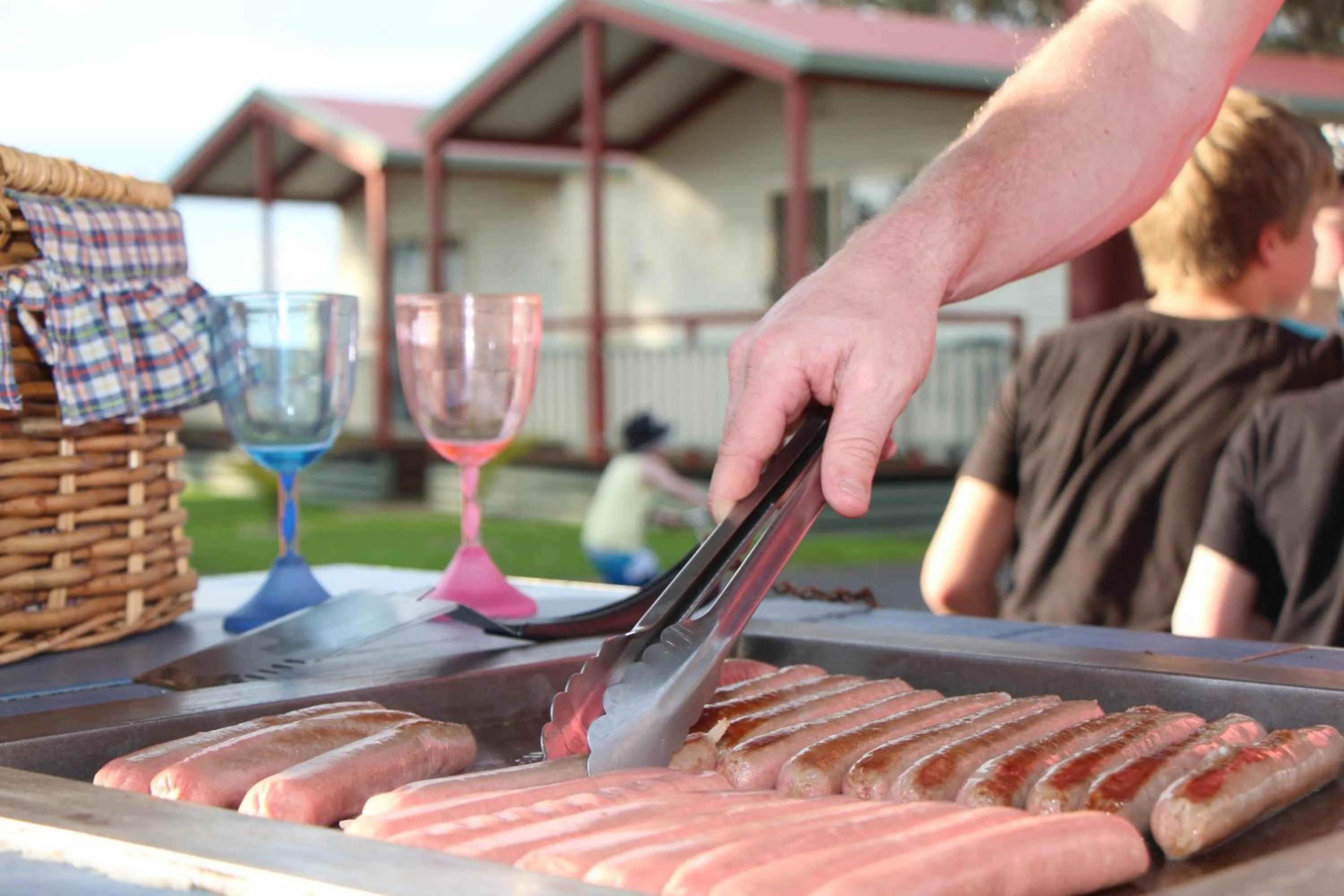 BBQ facilities in Warrnambool Motel and Holiday Park