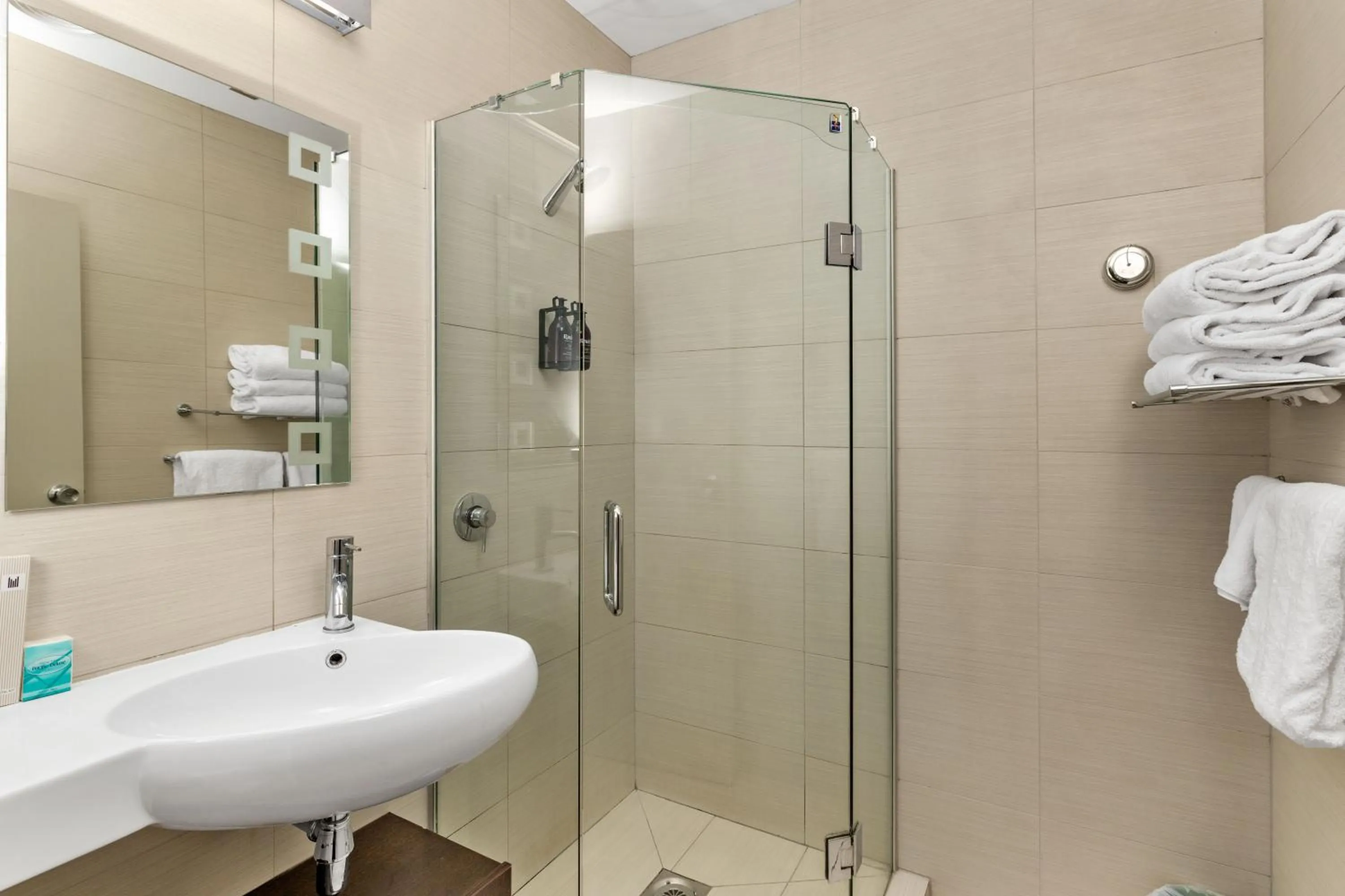 Shower in Copthorne Solway Park, Wairarapa