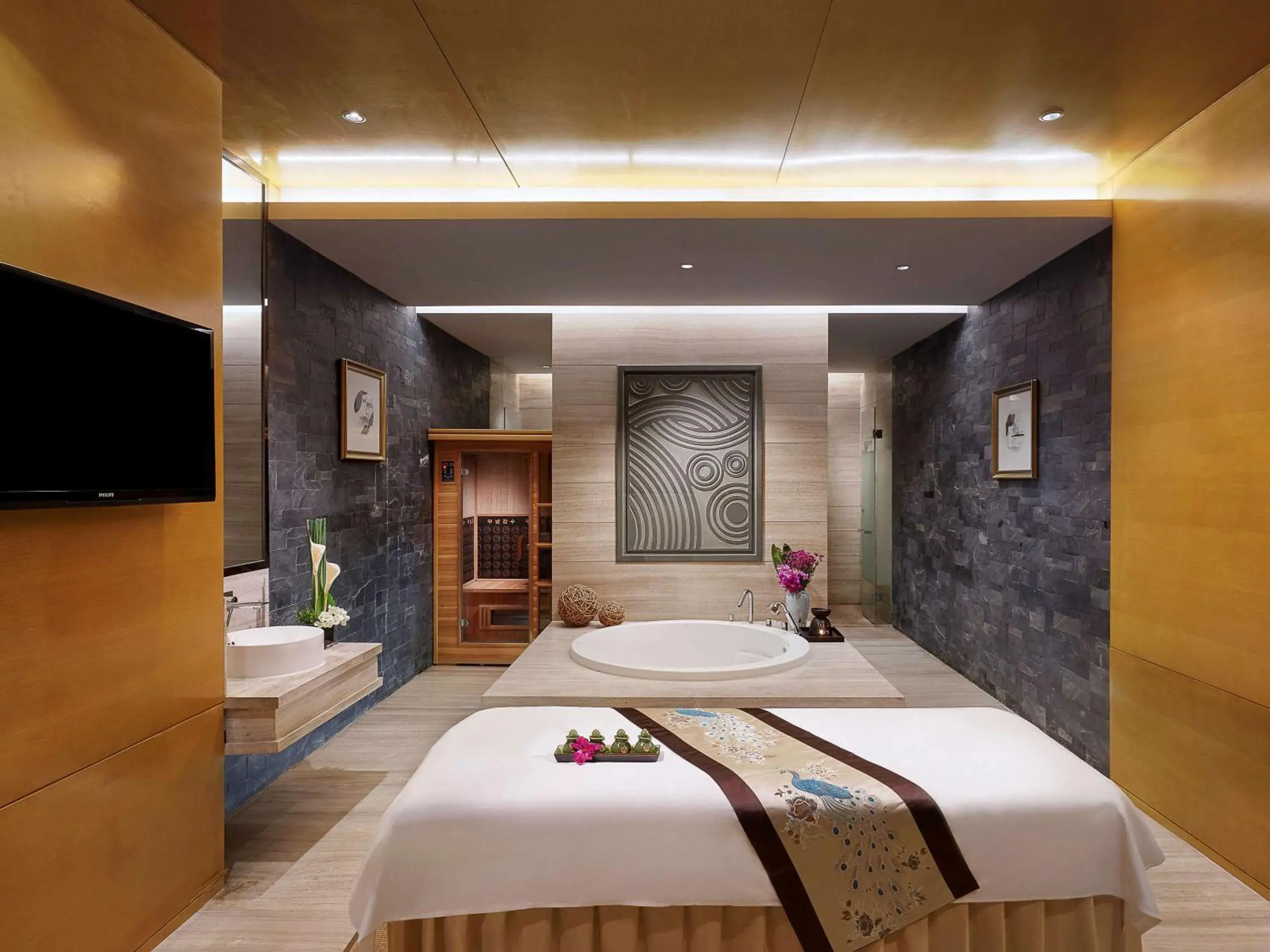 Spa and wellness centre/facilities, Bed in Pullman Wuxi New Lake Spa and wellness centre/facilities, Bed in Pullman Wuxi New Lake
