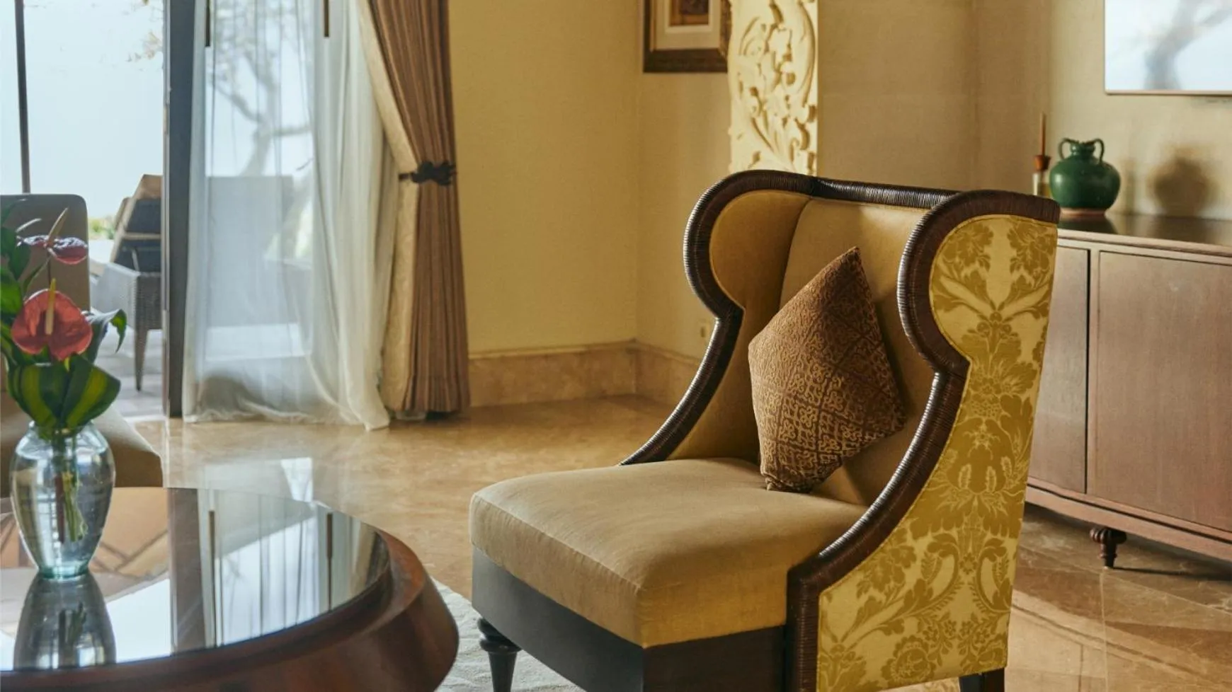 Living room in AYANA Villas Bali