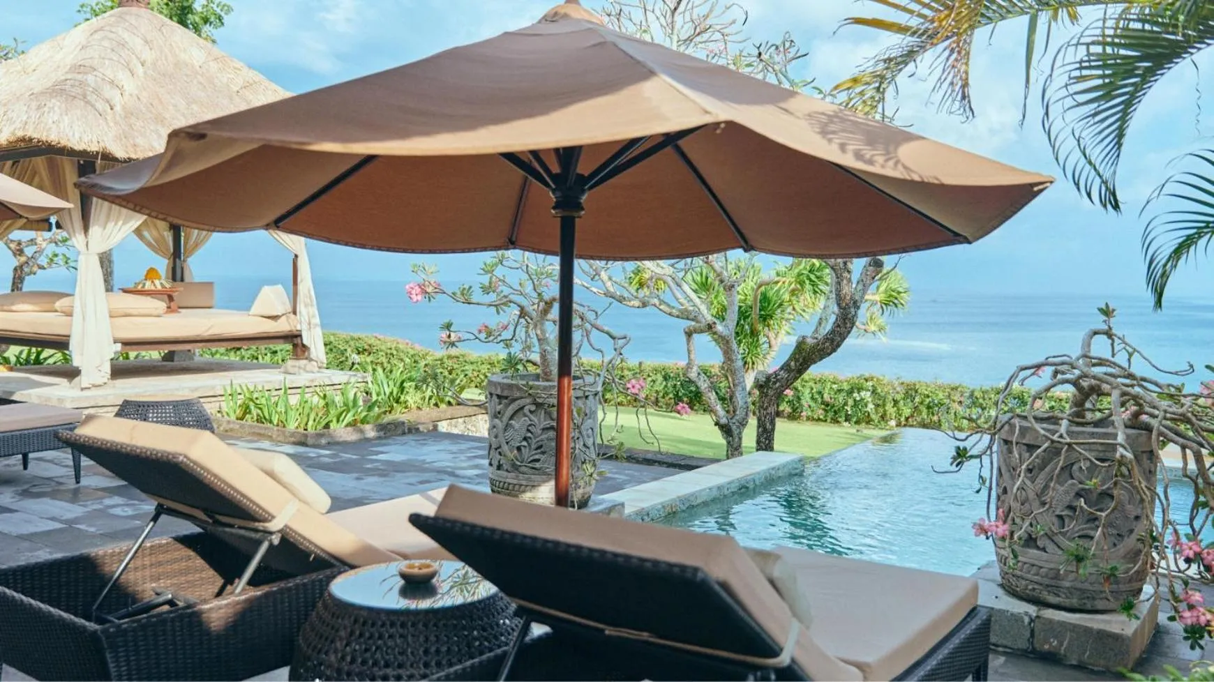 Seating area in AYANA Villas Bali