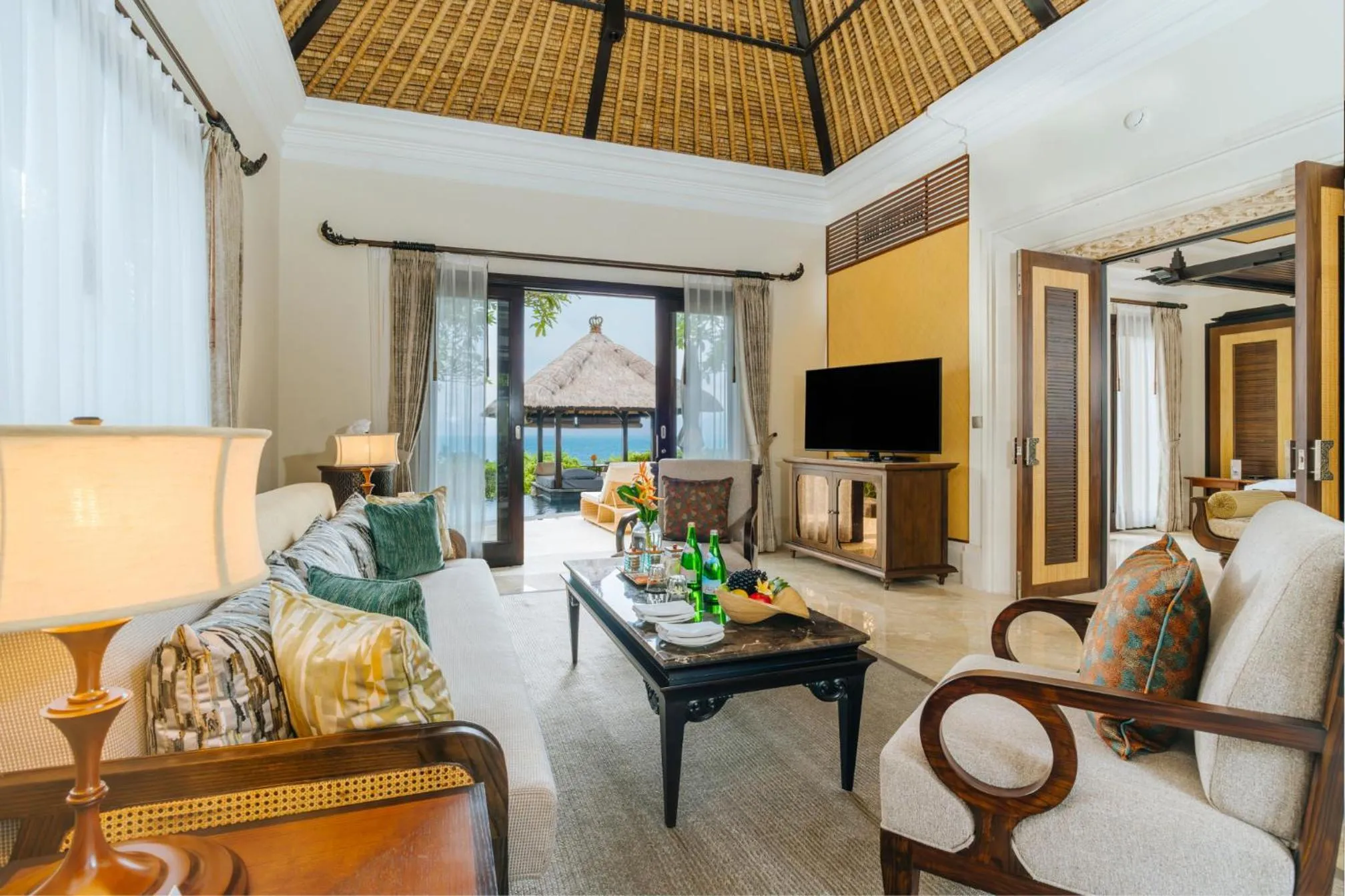 Living room in AYANA Villas Bali