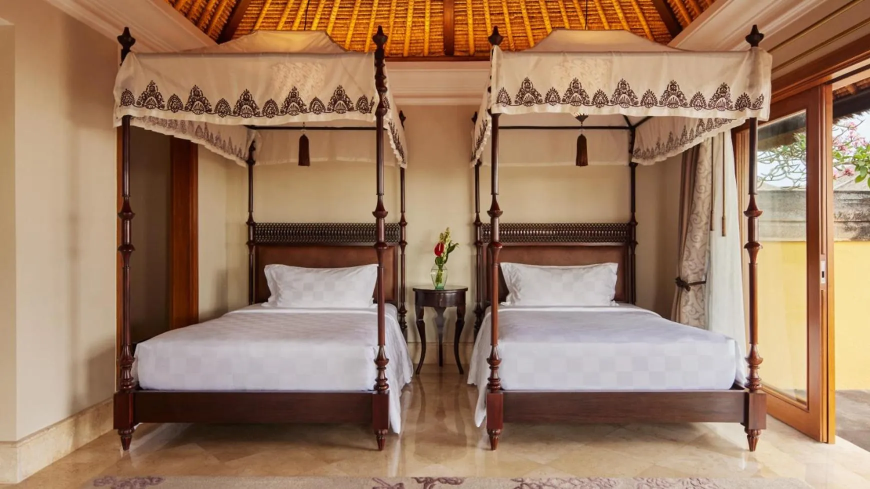 Bed in AYANA Villas Bali