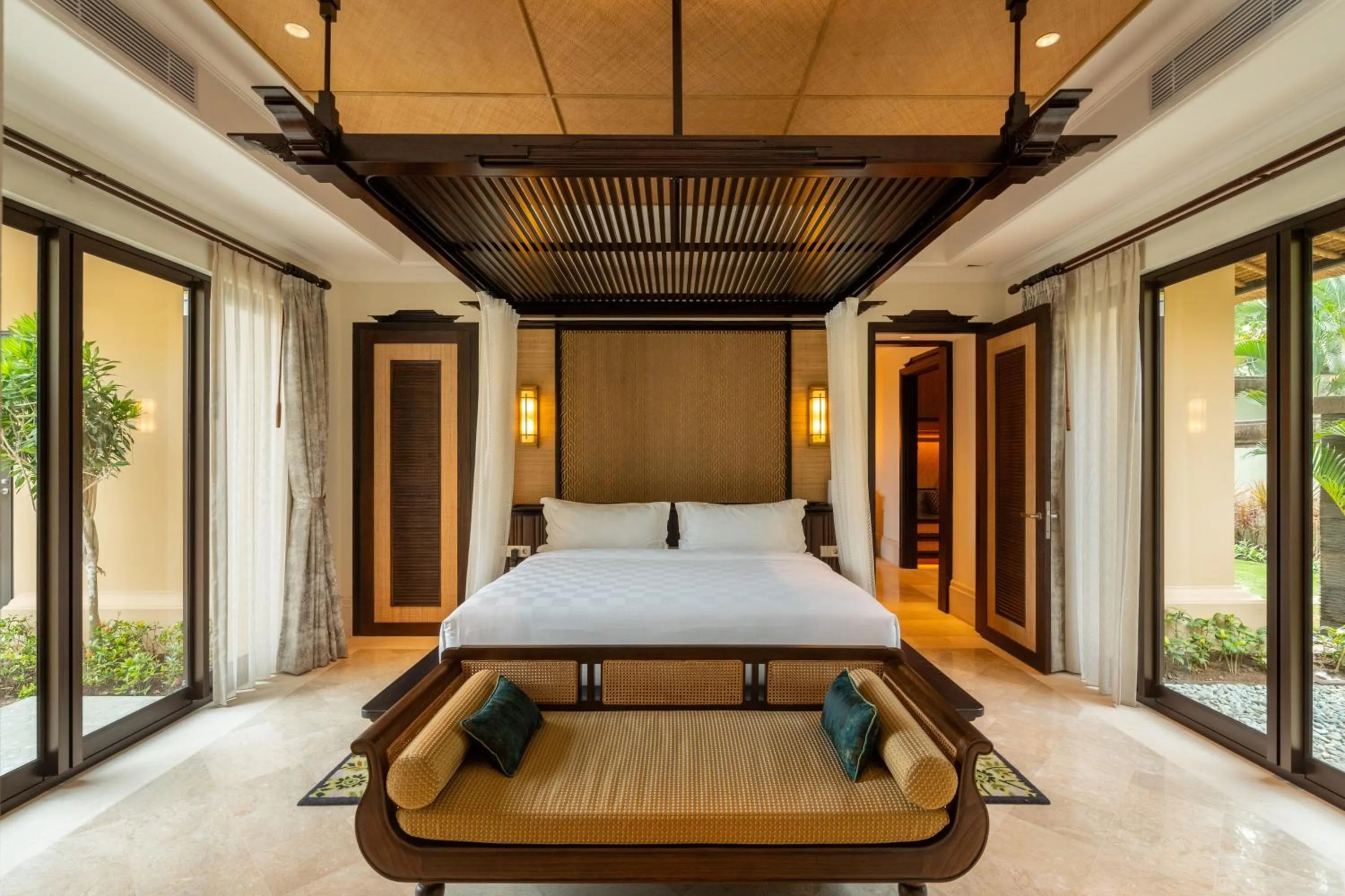 Bedroom, Bed in AYANA Villas Bali