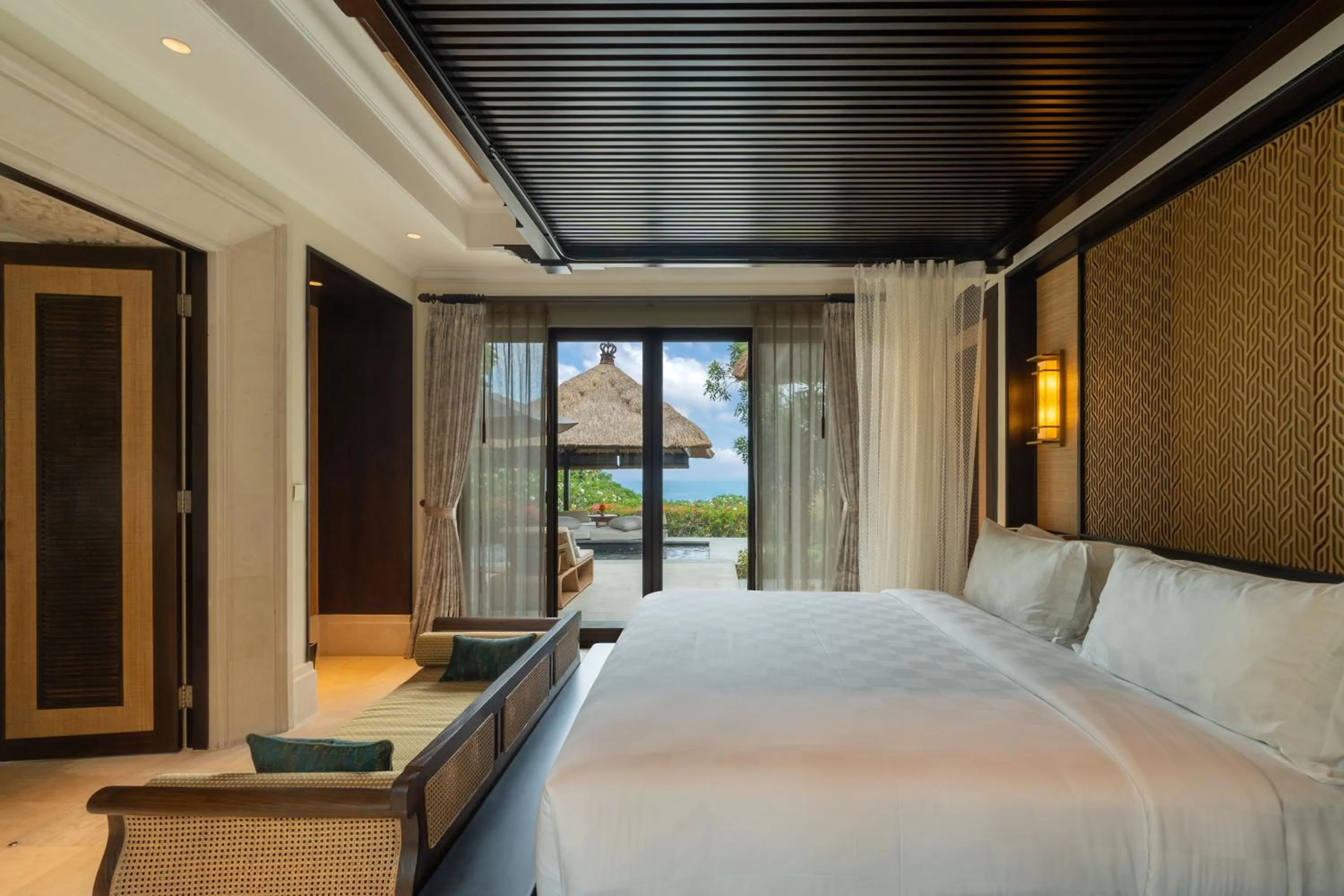 Bedroom, Bed in AYANA Villas Bali