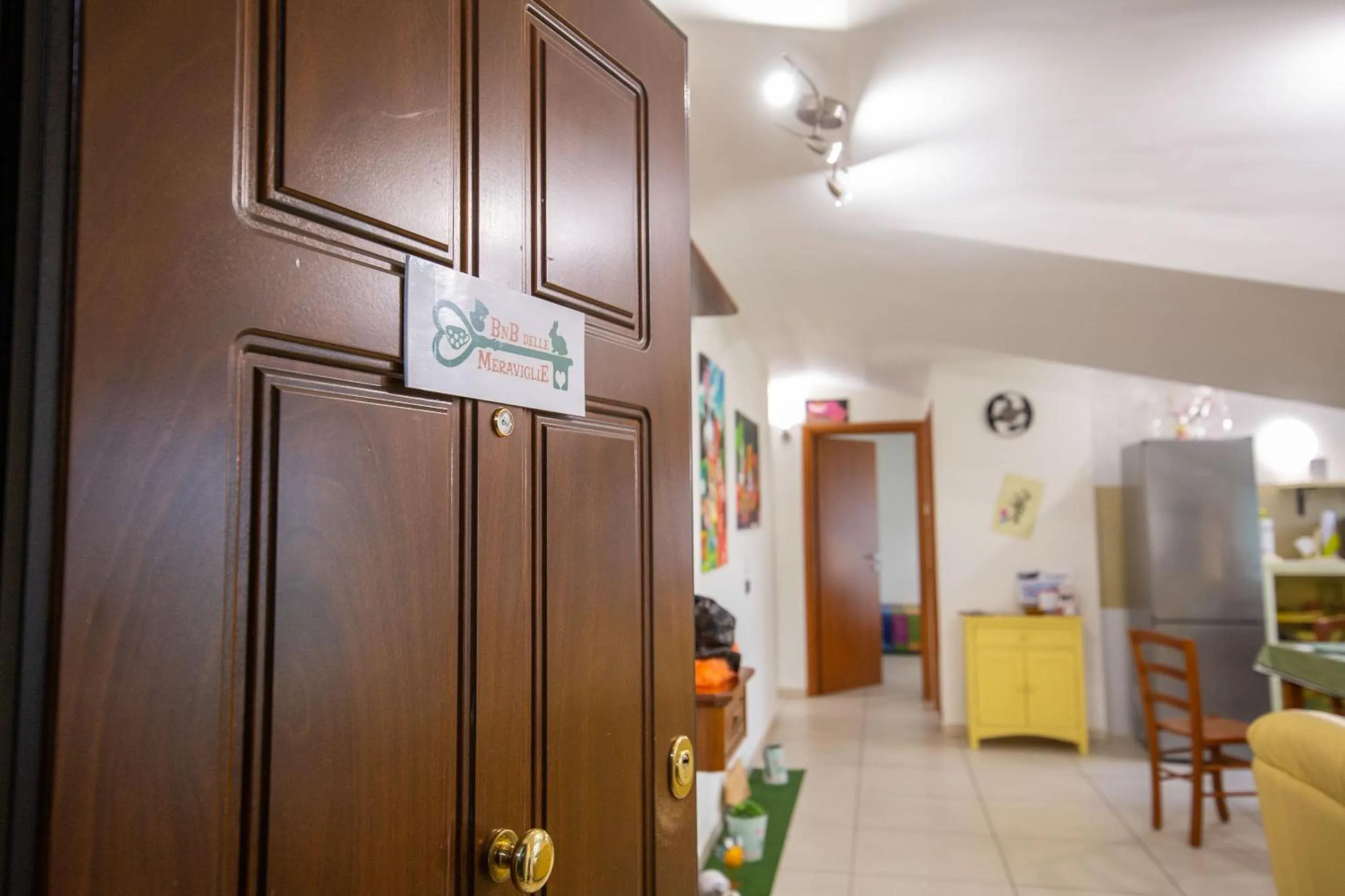 Decorative detail in B&B delle Meraviglie Salerno Hills