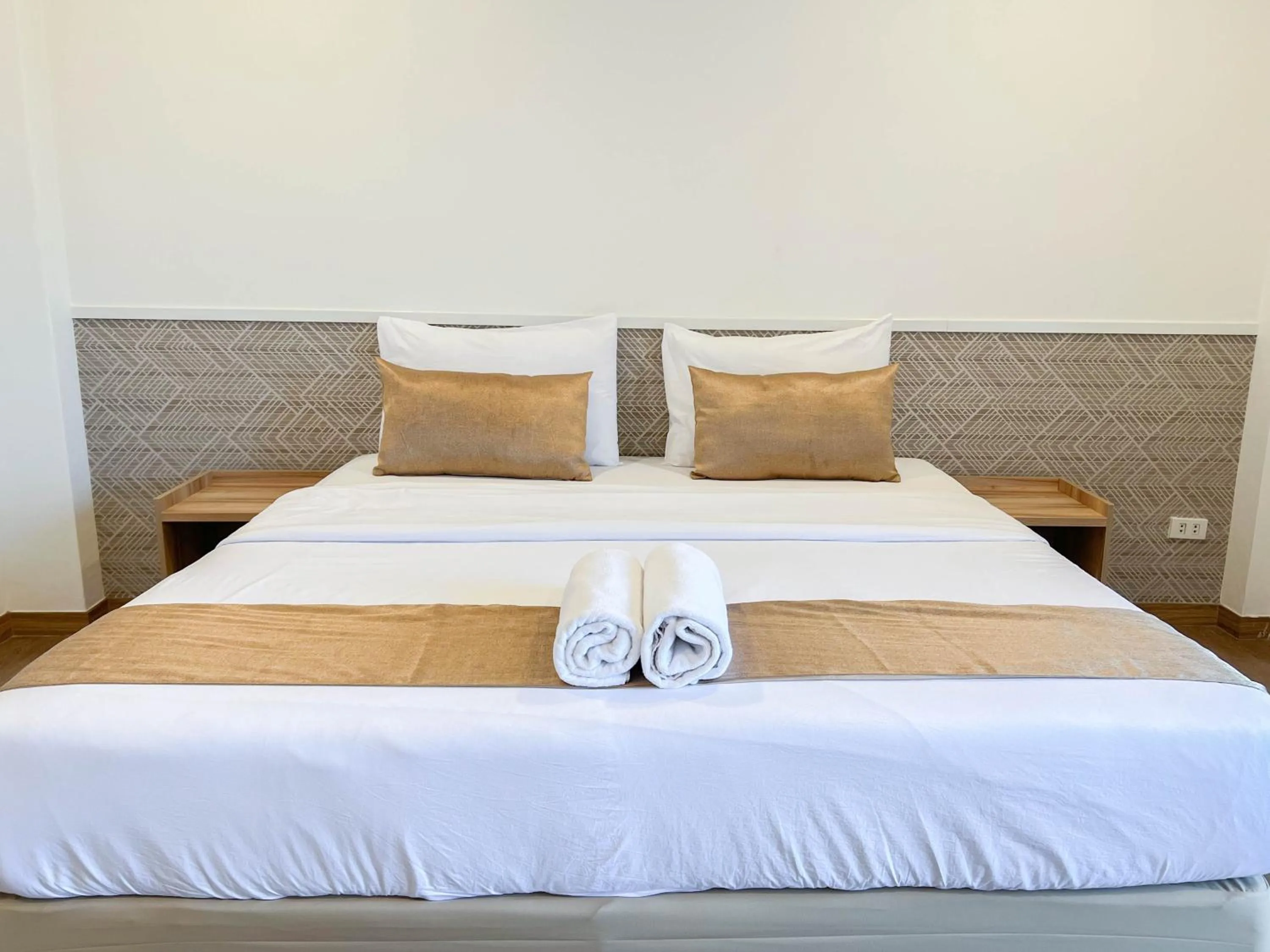 Bed in Inspire House Hotel