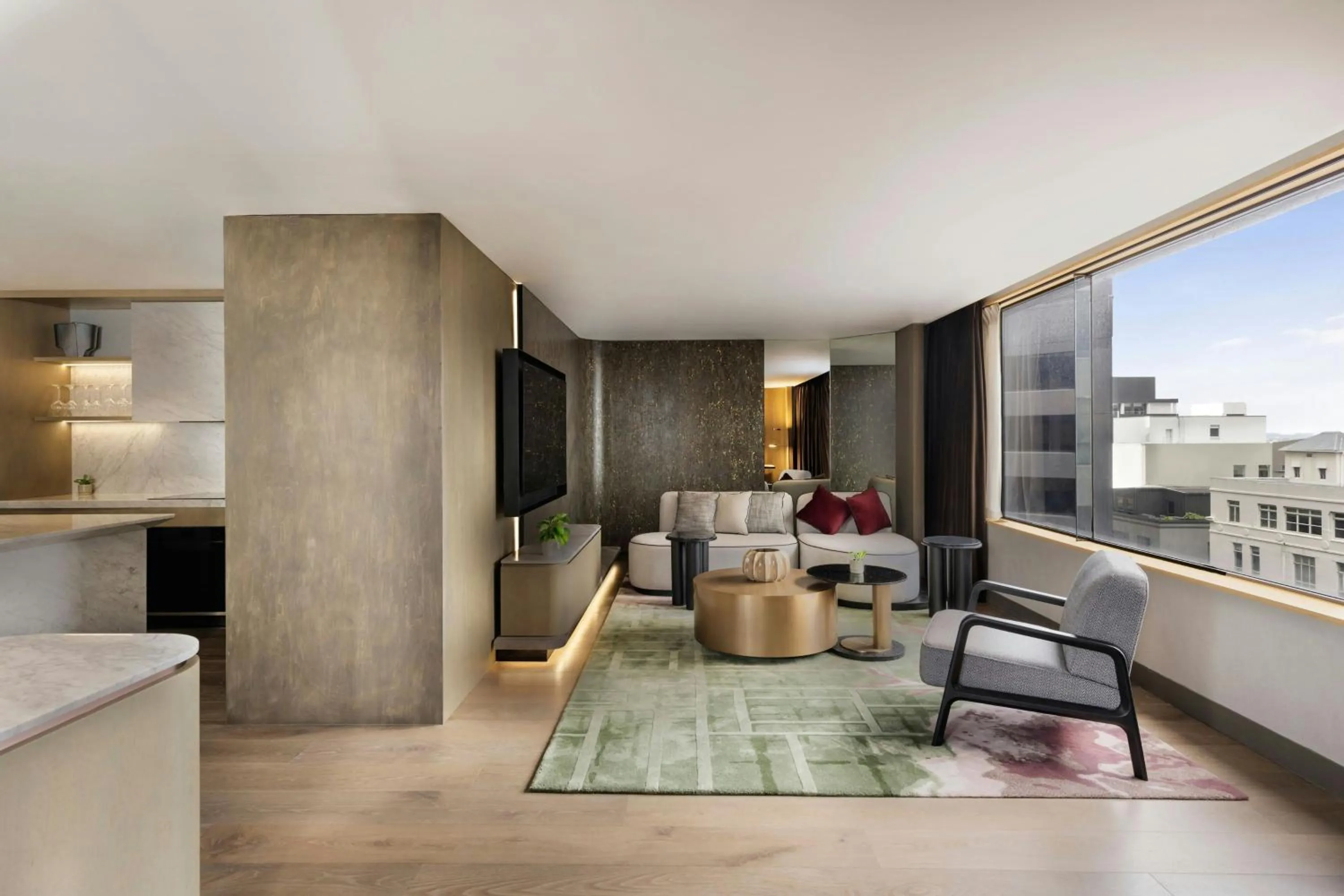 Photo of the whole room in JW Marriott Auckland