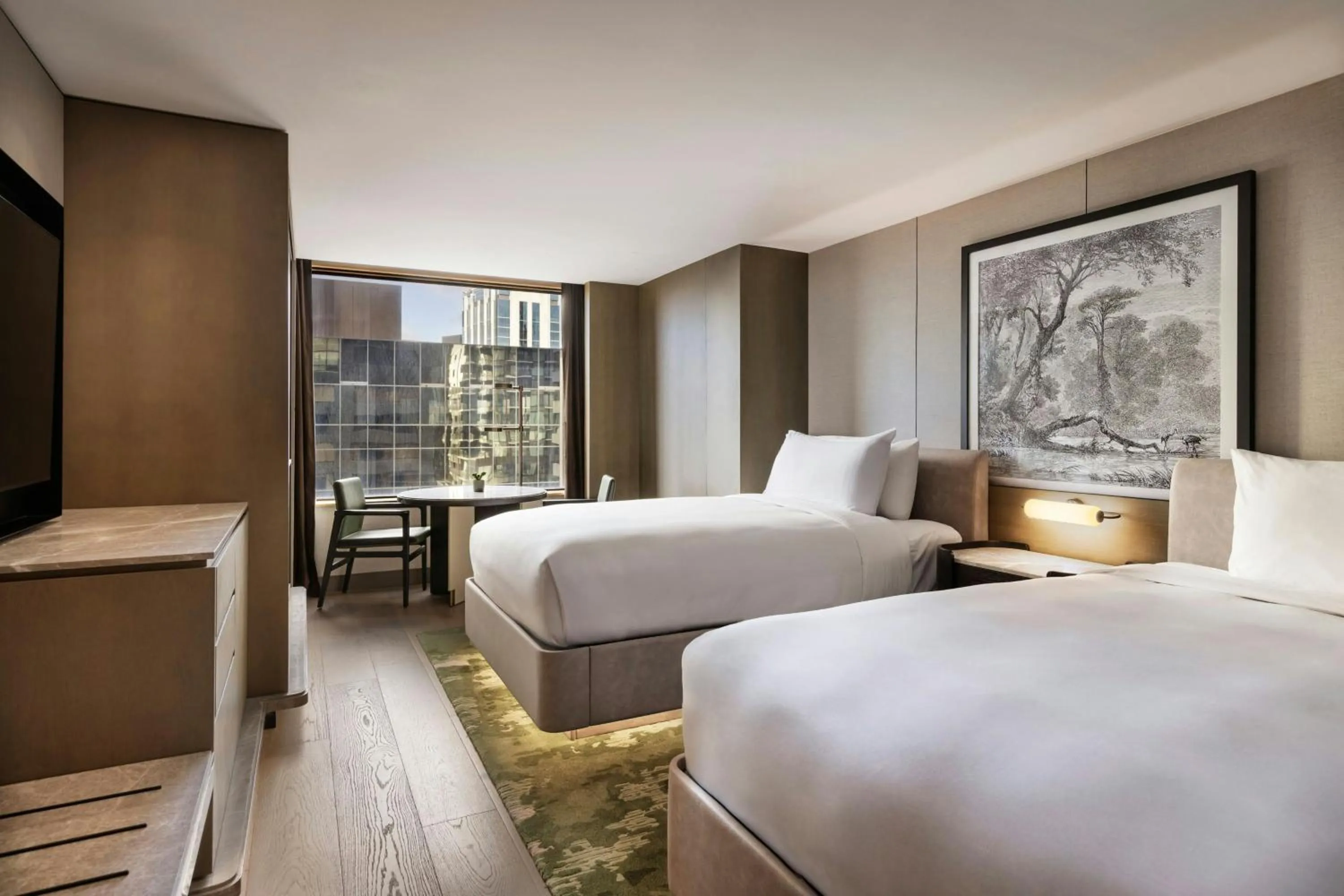 Photo of the whole room, Bed in JW Marriott Auckland