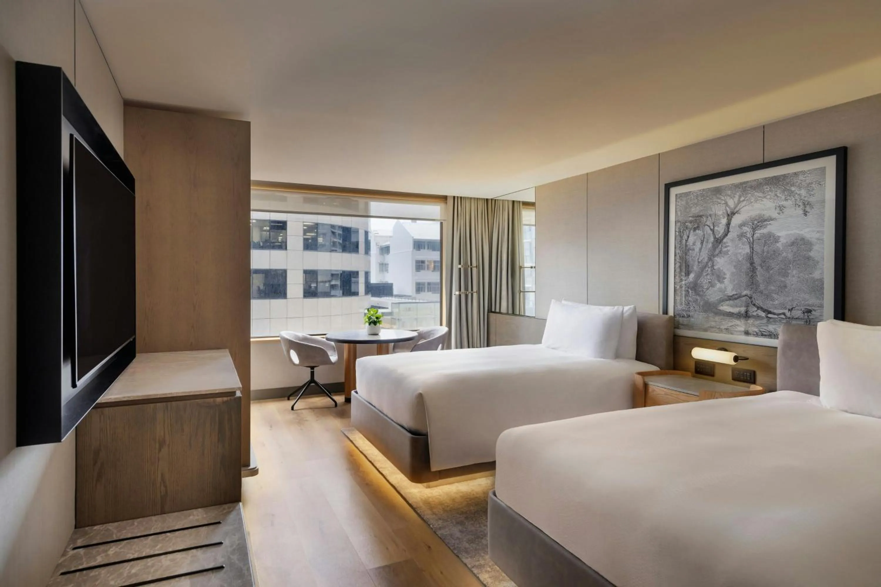 Photo of the whole room, Bed in JW Marriott Auckland