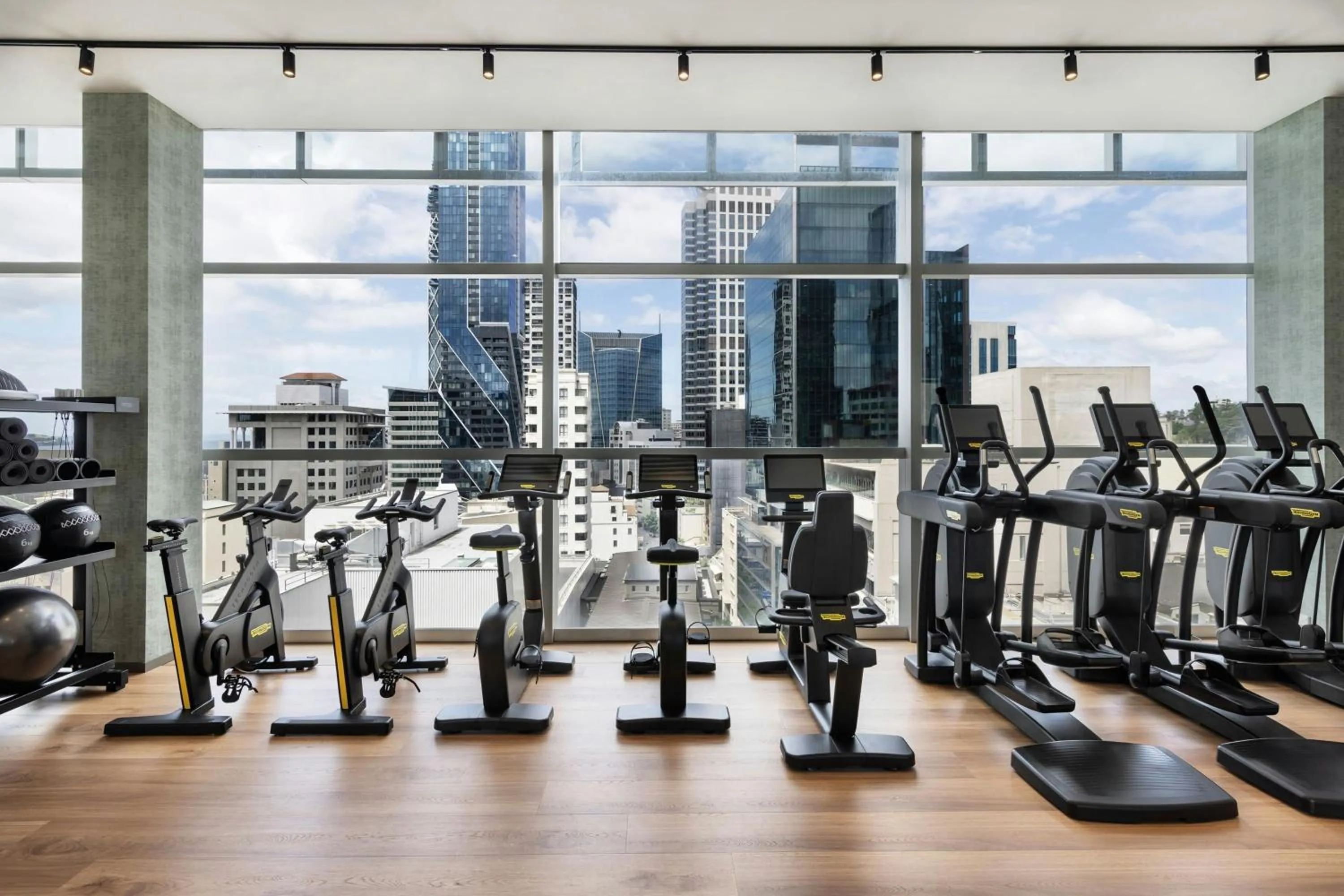 Fitness centre/facilities in JW Marriott Auckland