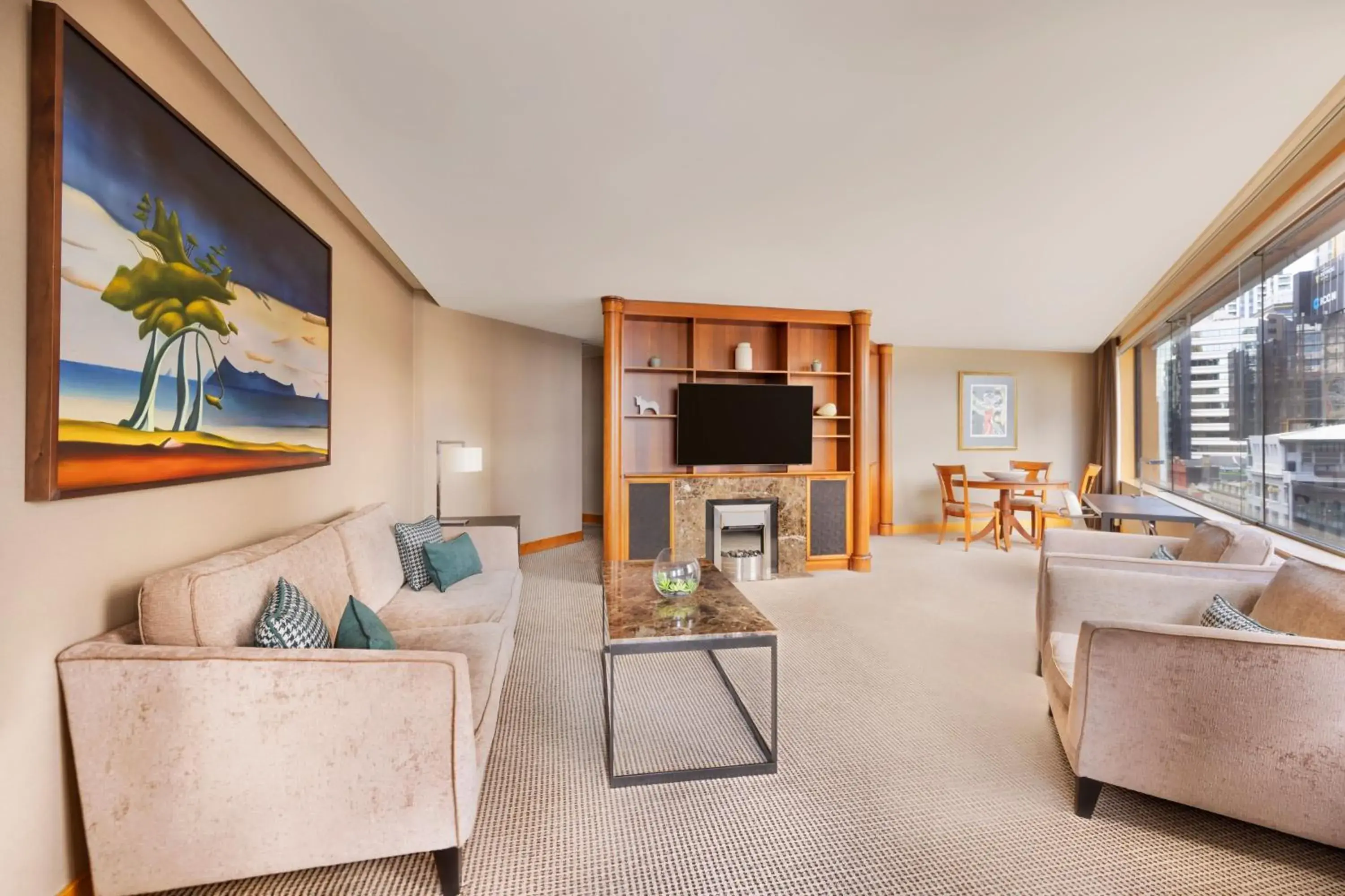 Photo of the whole room, Seating Area in JW Marriott Auckland