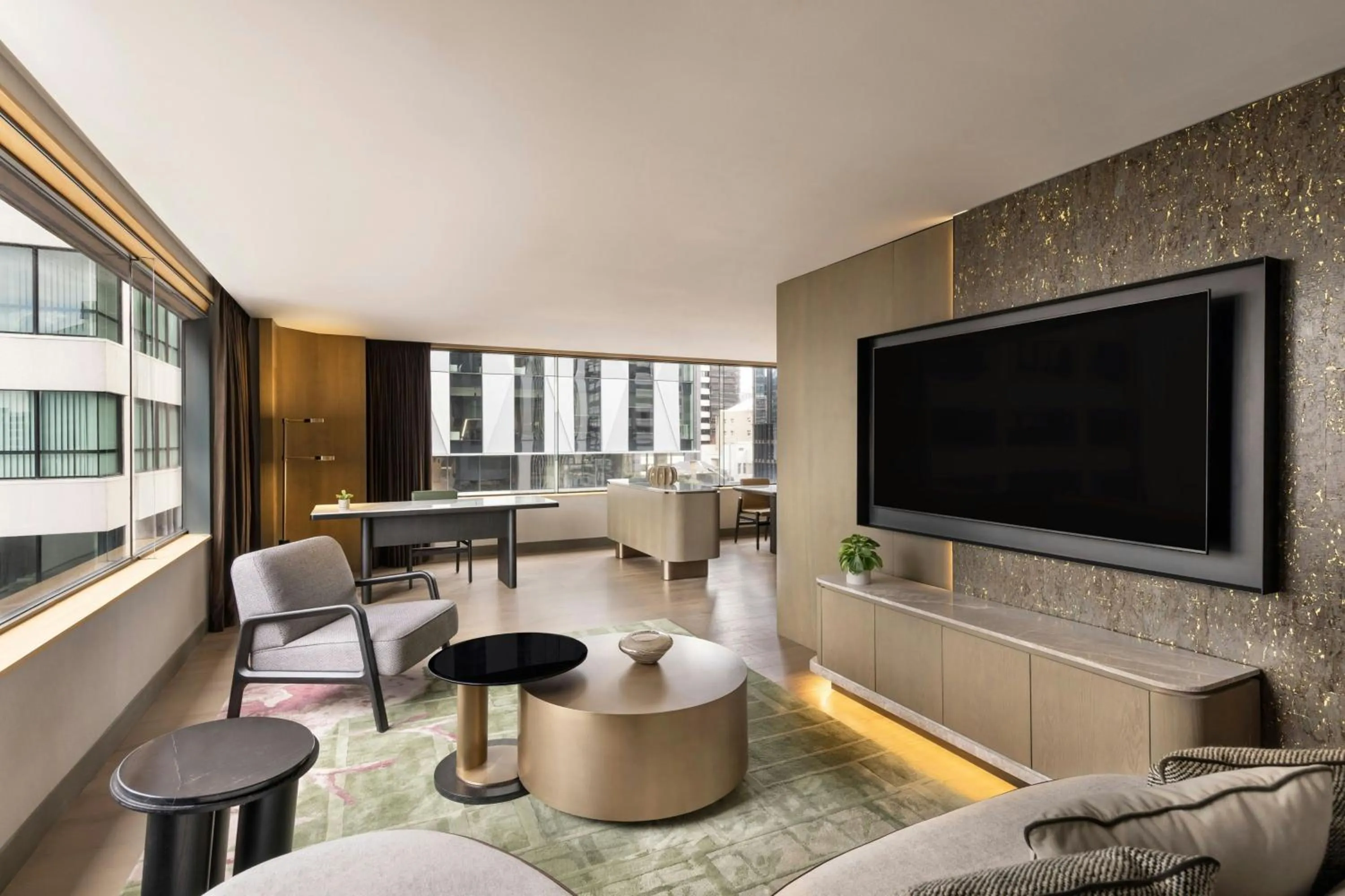 Photo of the whole room in JW Marriott Auckland