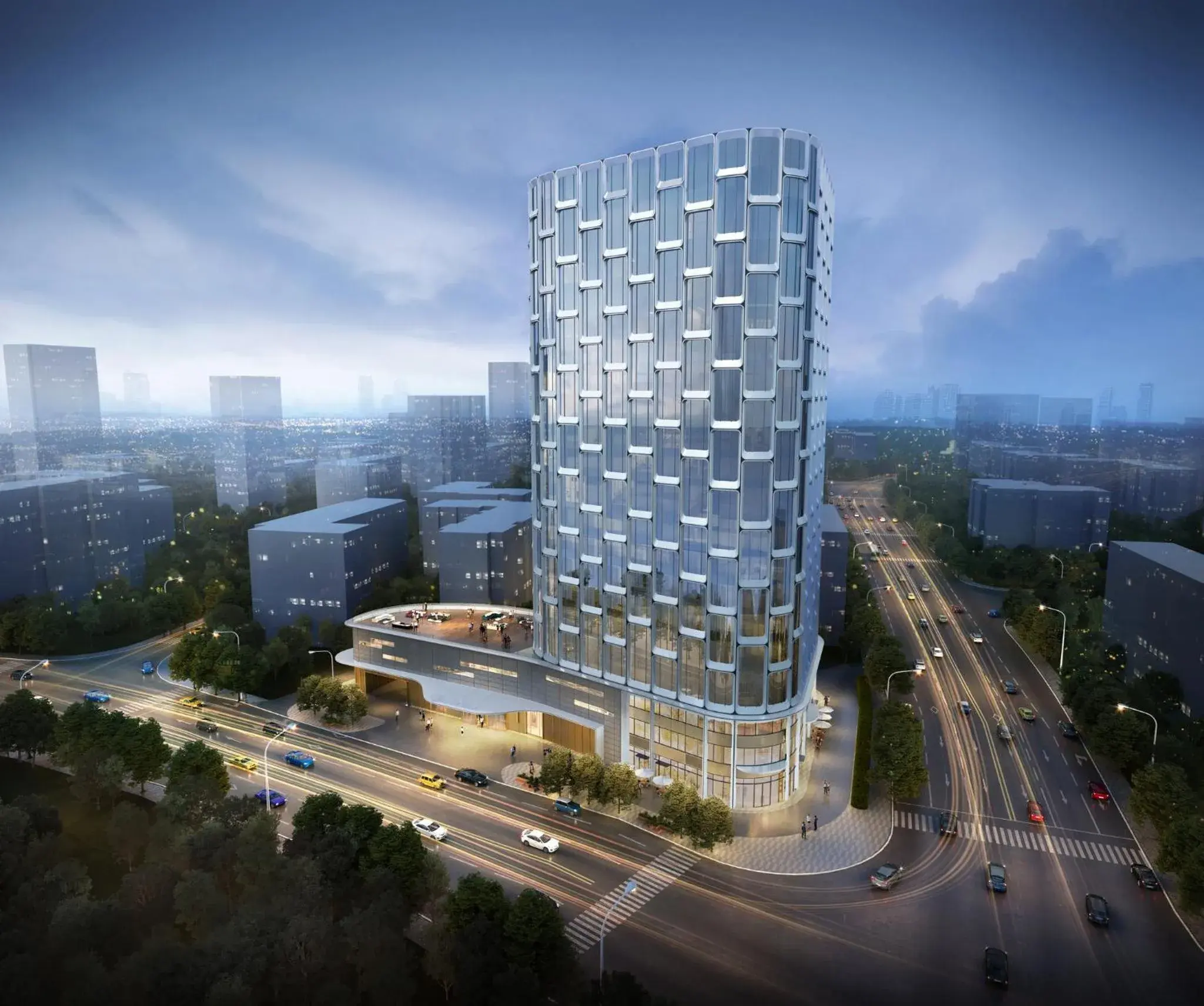 Property building in Holiday Inn Express Qingdao Shibei by IHG Property building in Holiday Inn Express Qingdao Shibei by IHG