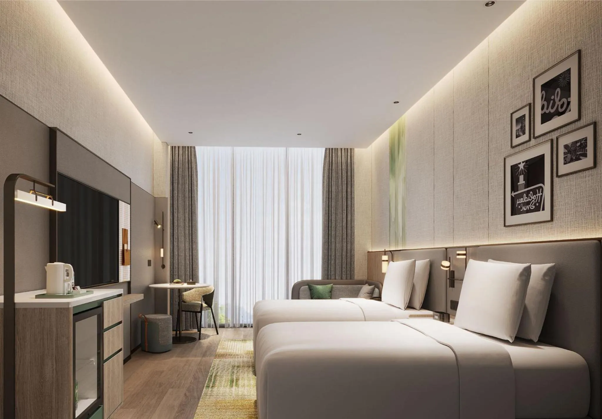 Photo of the whole room in Holiday Inn Express Qingdao Shibei by IHG