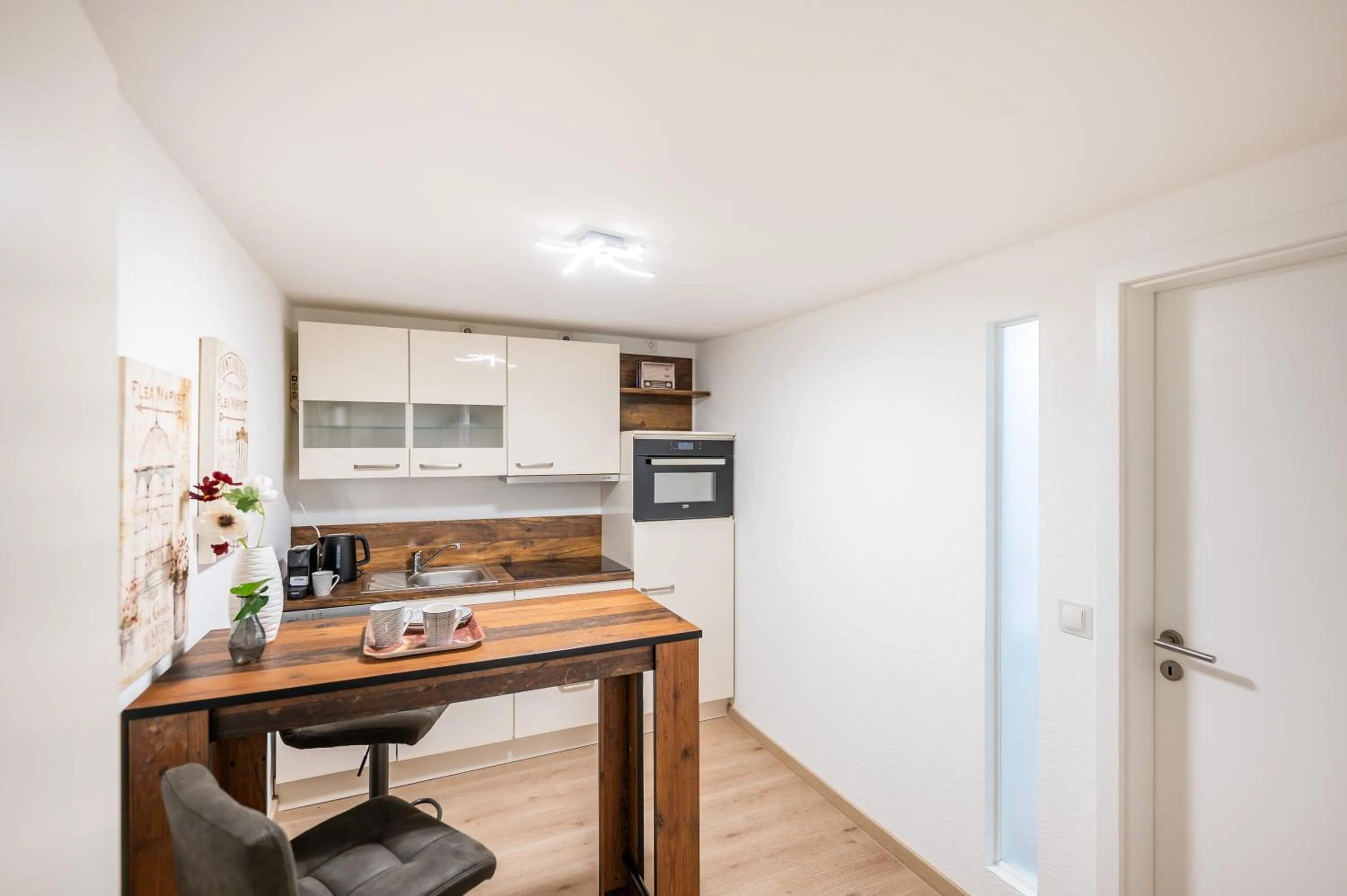 Kitchen or kitchenette in Oma's Küche & Quartier